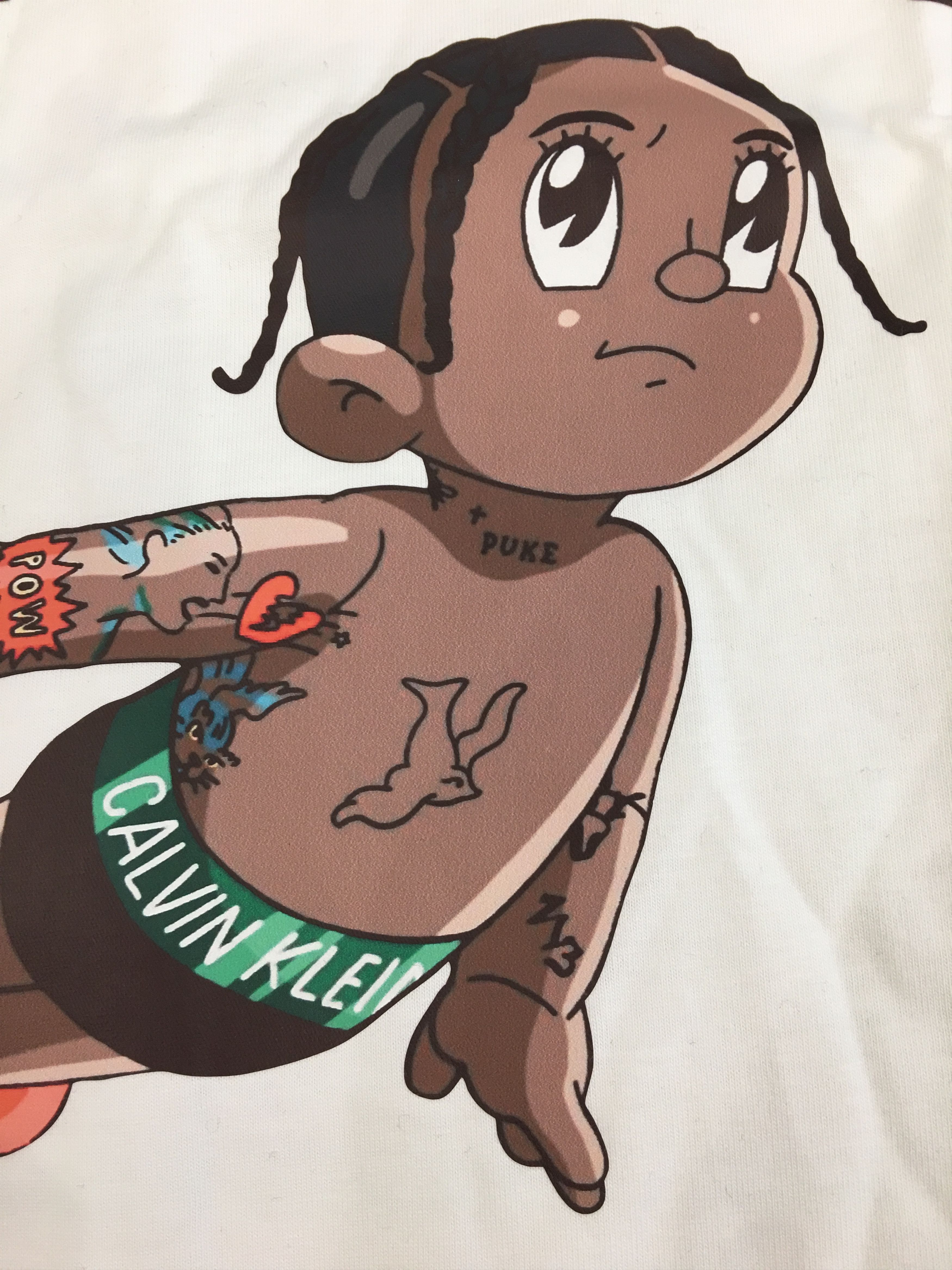 Cartoon Network Travis Scott Cactus Jack Astroboy Printed Graphic Tee XL Size US XL / EU 56 / 4 - 3 Thumbnail