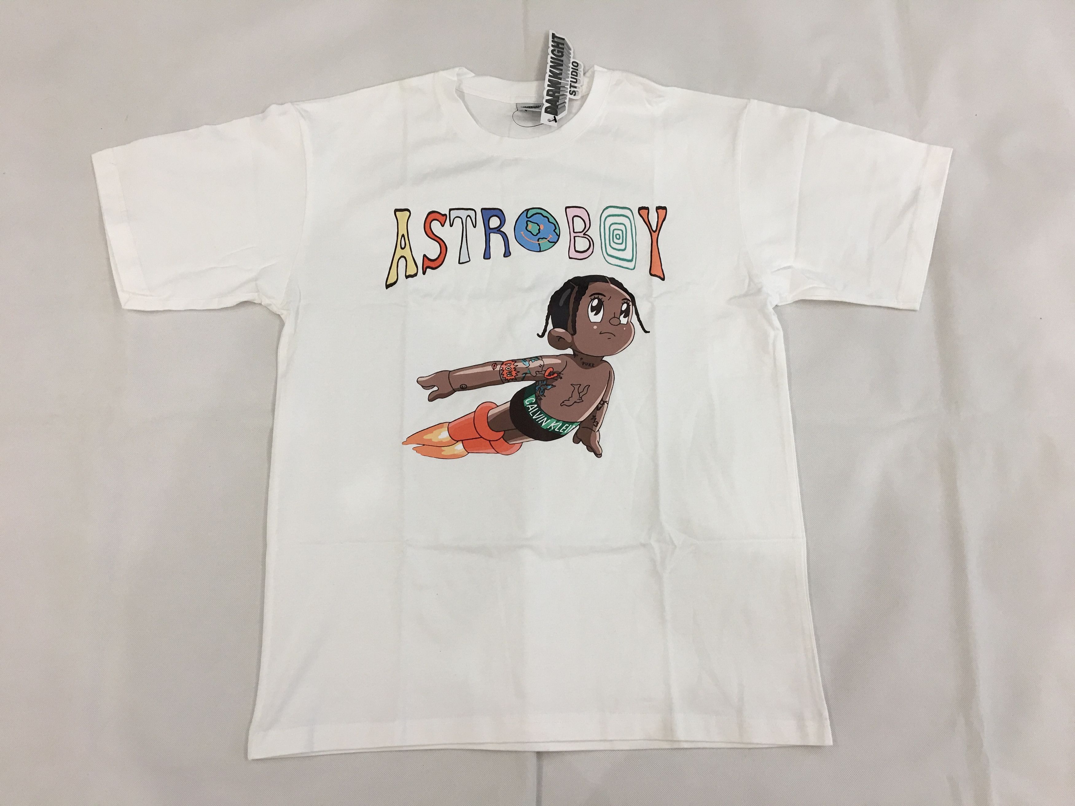 Cartoon Network Travis Scott Cactus Jack Astroboy Printed Graphic Tee XL Size US XL / EU 56 / 4 - 1 Thumbnail