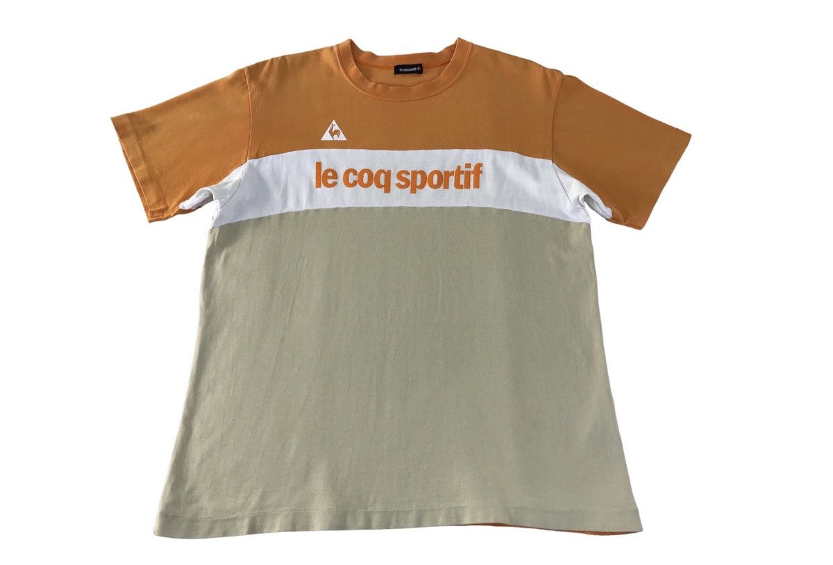 Le Coq Sportif Vintage Lecoqsportif Big Logo Multicolour Tee Size US M / EU 48-50 / 2 - 1 Thumbnail
