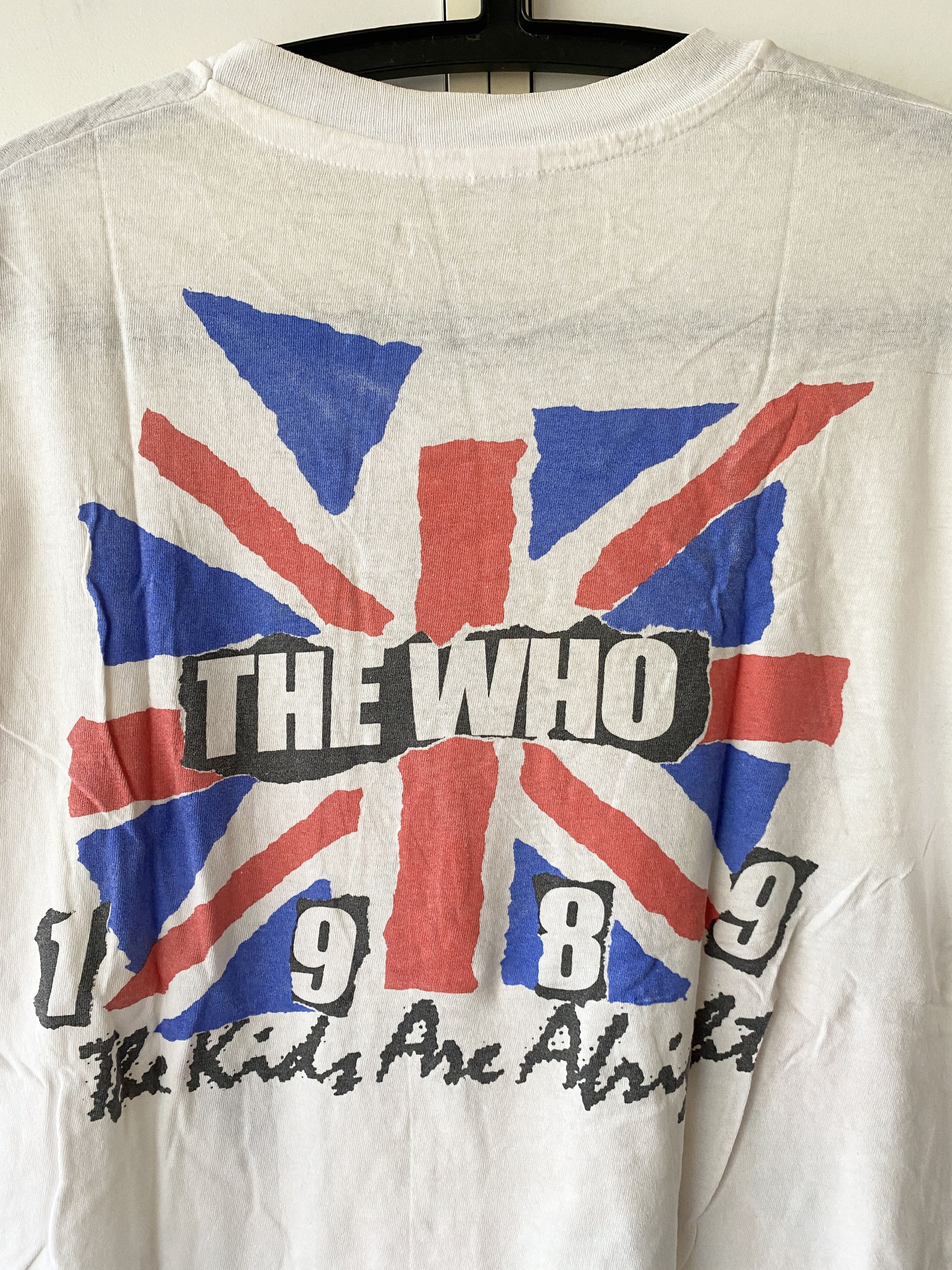 Band Tees × Vintage VINTAGE 1989 THE WHO TOUR T SHIRT Size US L / EU 52-54 / 3 - 8 Thumbnail