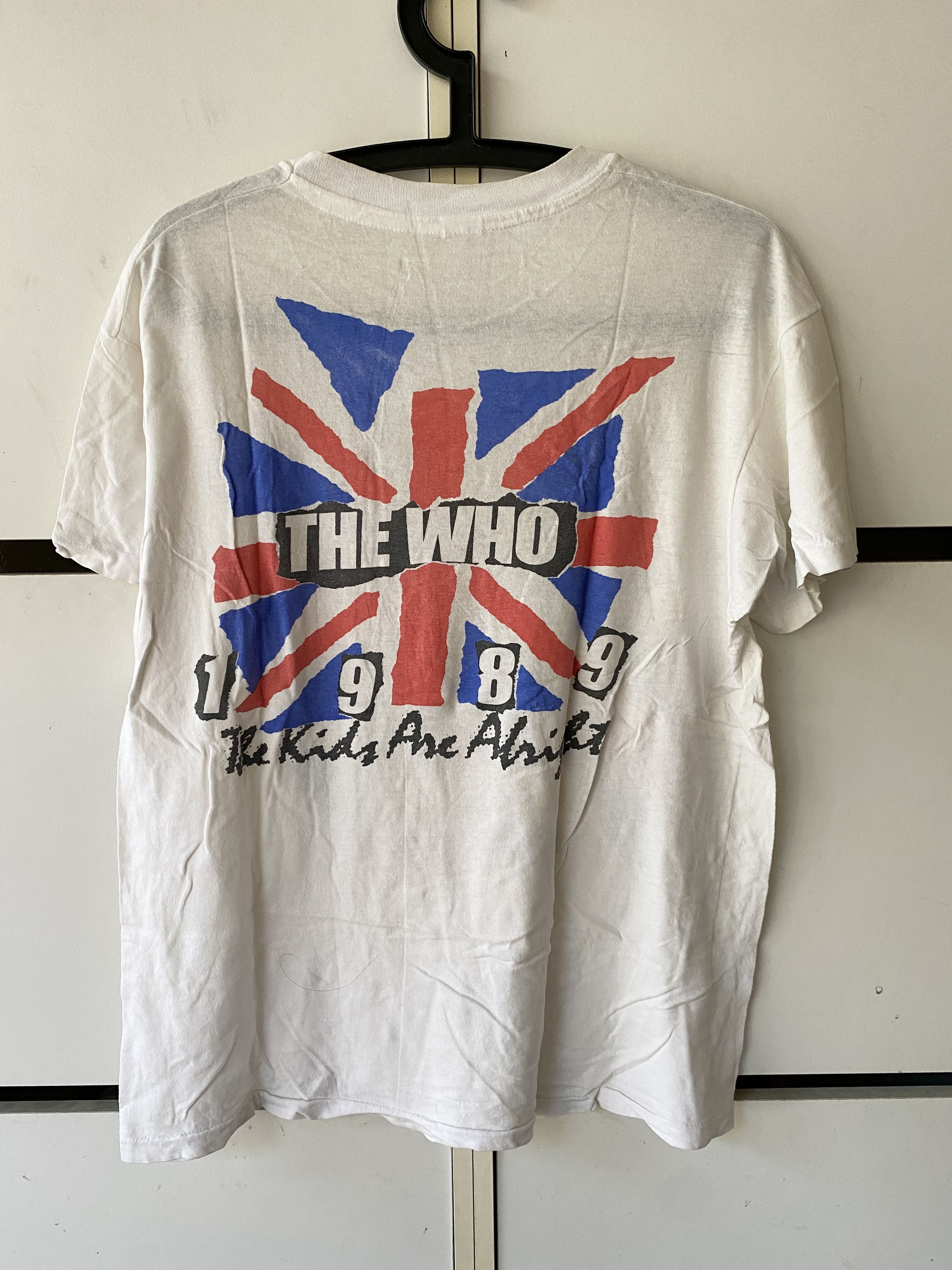 Band Tees × Vintage VINTAGE 1989 THE WHO TOUR T SHIRT Size US L / EU 52-54 / 3 - 7 Thumbnail