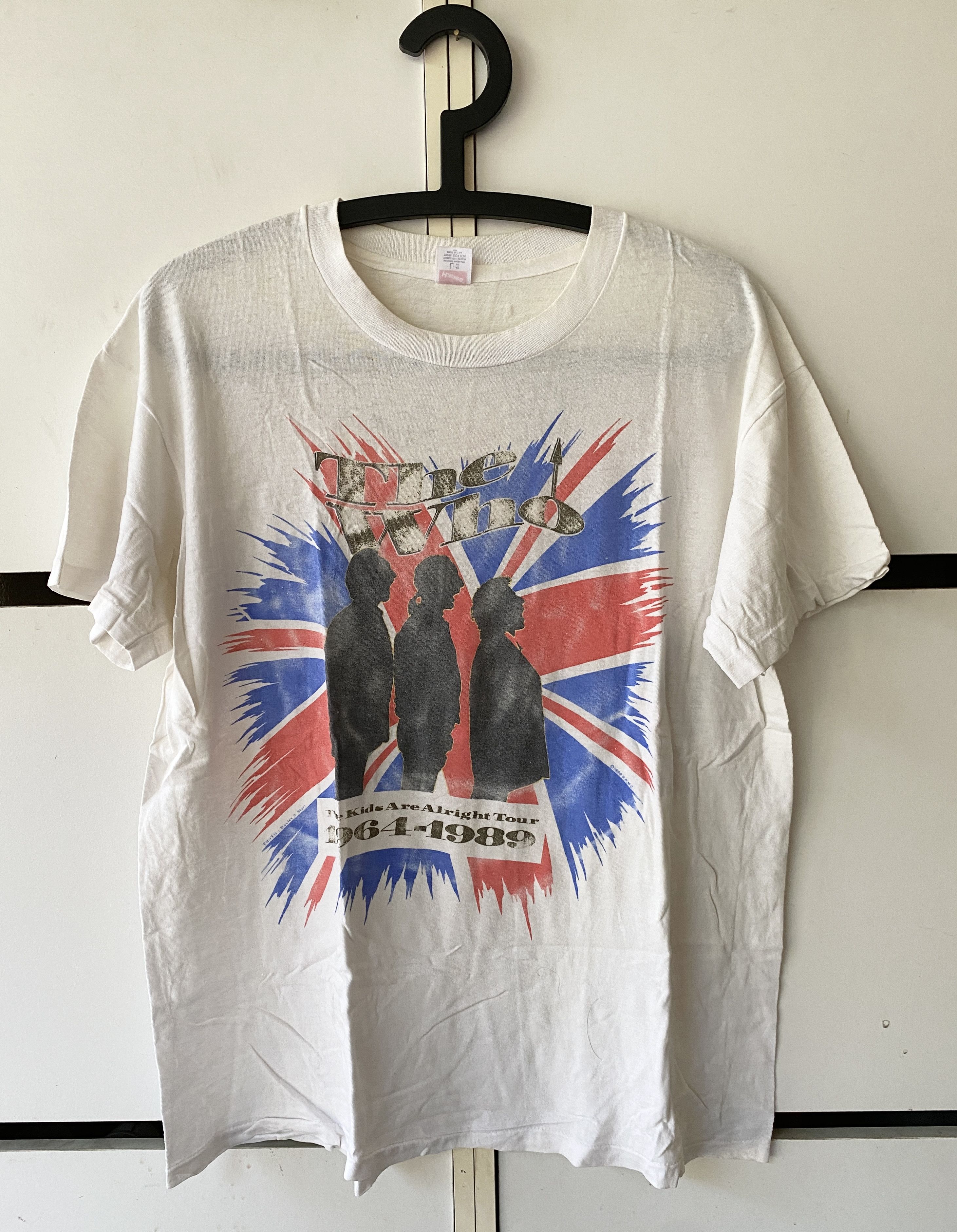 89  ヴィンテージ　the シングルステッチ　バンドTシャツ who