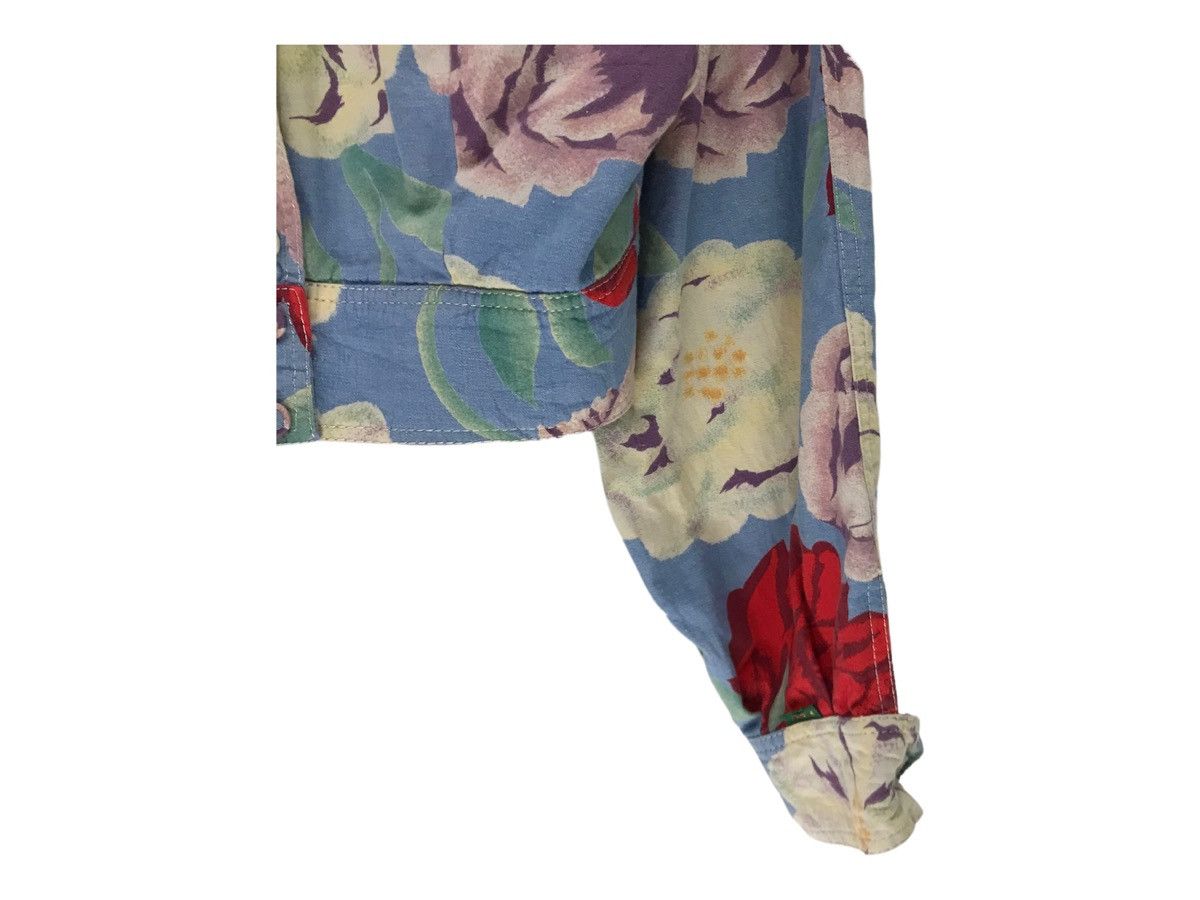 Seditionaries Vintage Gene Ewing BIS Jacket Full Print Flower Made IN USA Size M / US 6-8 / IT 42-44 - 5 Thumbnail