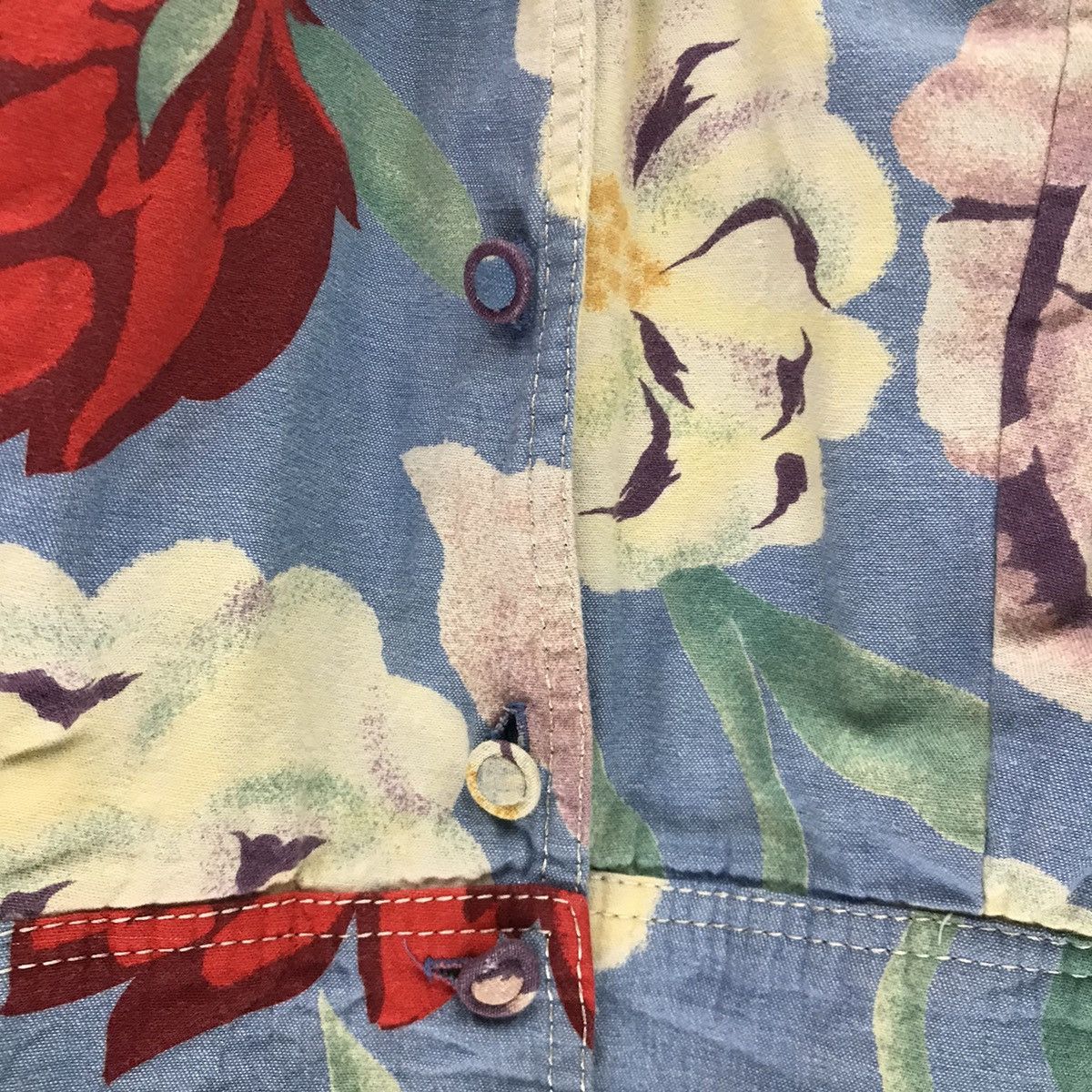 Seditionaries Vintage Gene Ewing BIS Jacket Full Print Flower Made IN USA Size M / US 6-8 / IT 42-44 - 6 Thumbnail