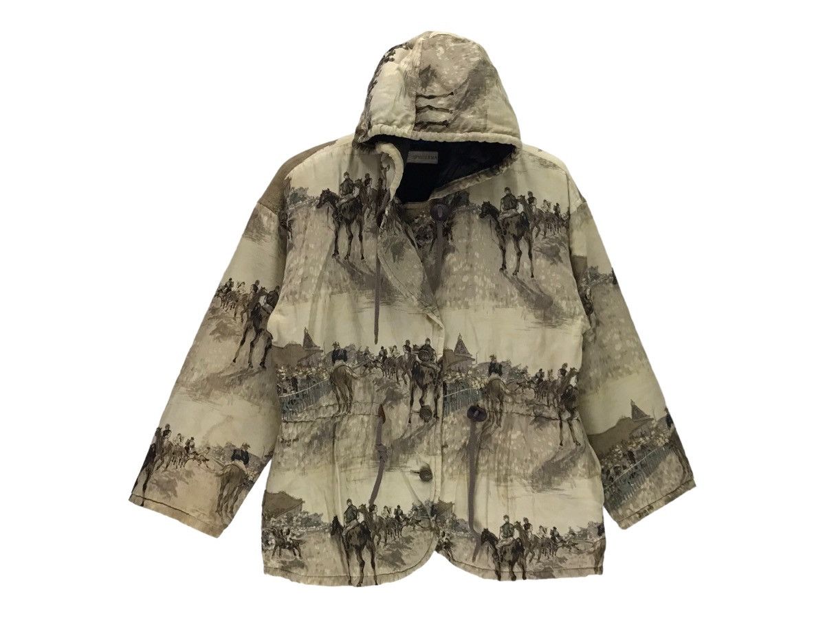 Seditionaries Vintage Belle Vogue Hoodie Full Print Art Design Size US M / EU 48-50 / 2 - 1 Thumbnail