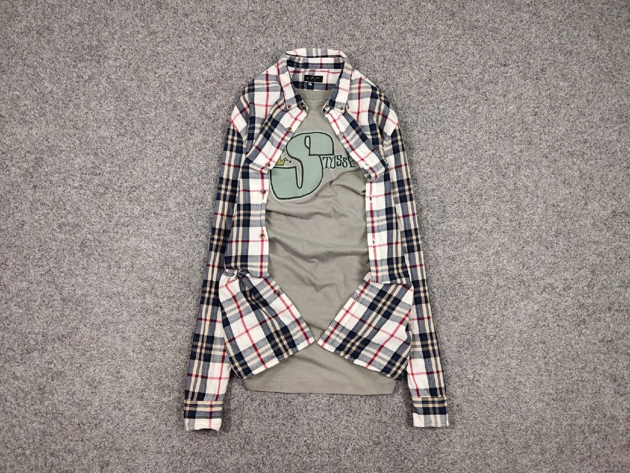 Flannel Vintage Flannel Shirt Travis Scott Style Streetwear Hype Size US XL / EU 56 / 4 - 1 Thumbnail