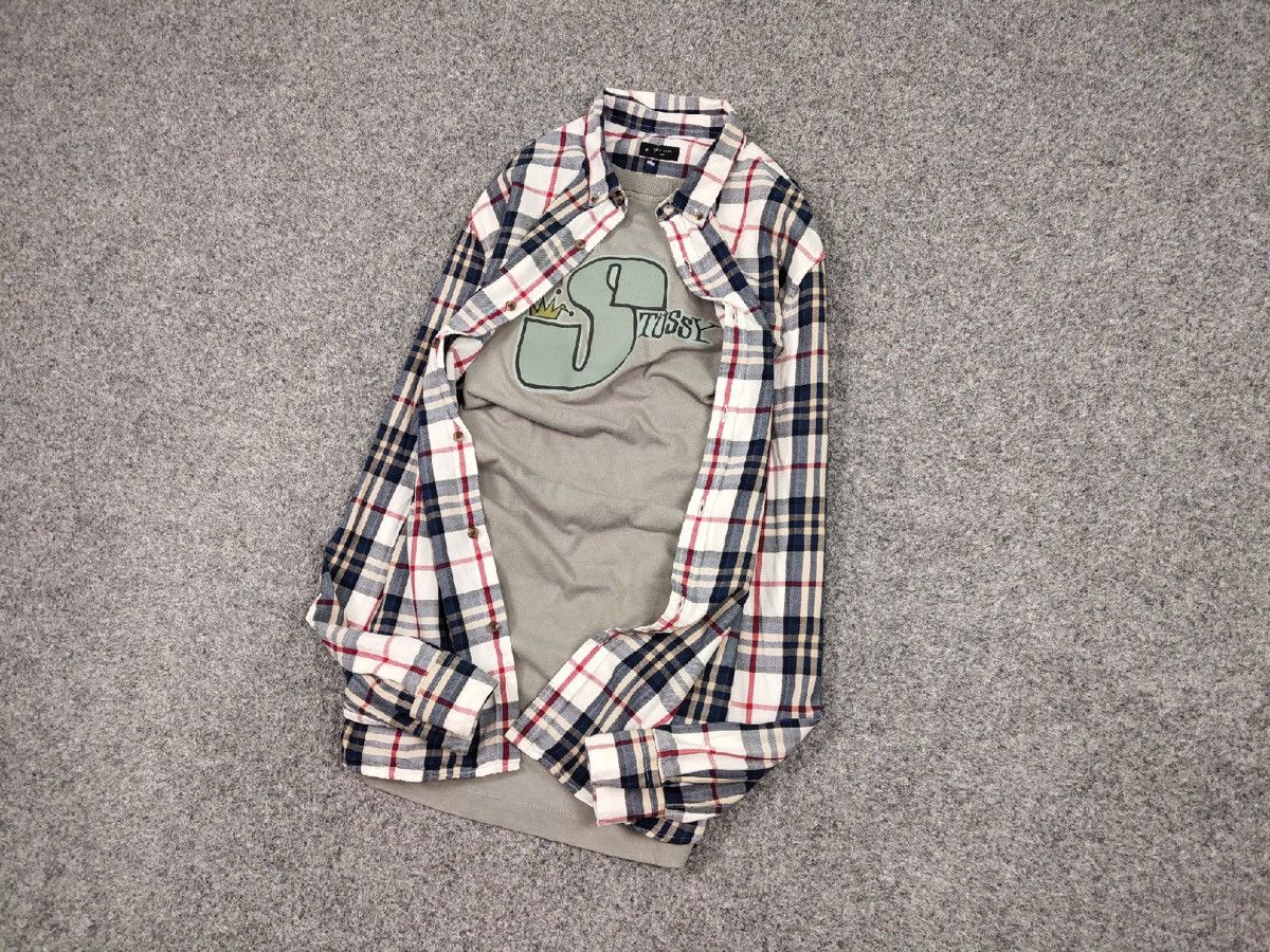 Flannel Vintage Flannel Shirt Travis Scott Style Streetwear Hype Size US XL / EU 56 / 4 - 8 Thumbnail