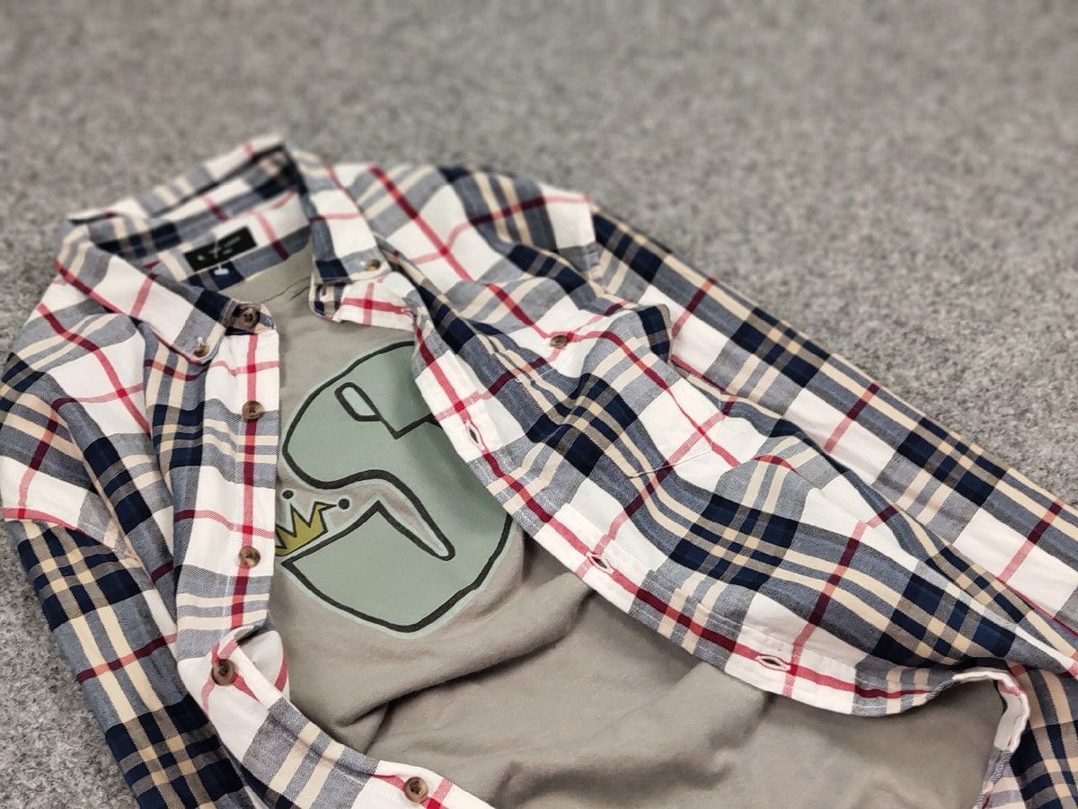 Flannel Vintage Flannel Shirt Travis Scott Style Streetwear Hype Size US XL / EU 56 / 4 - 10 Thumbnail
