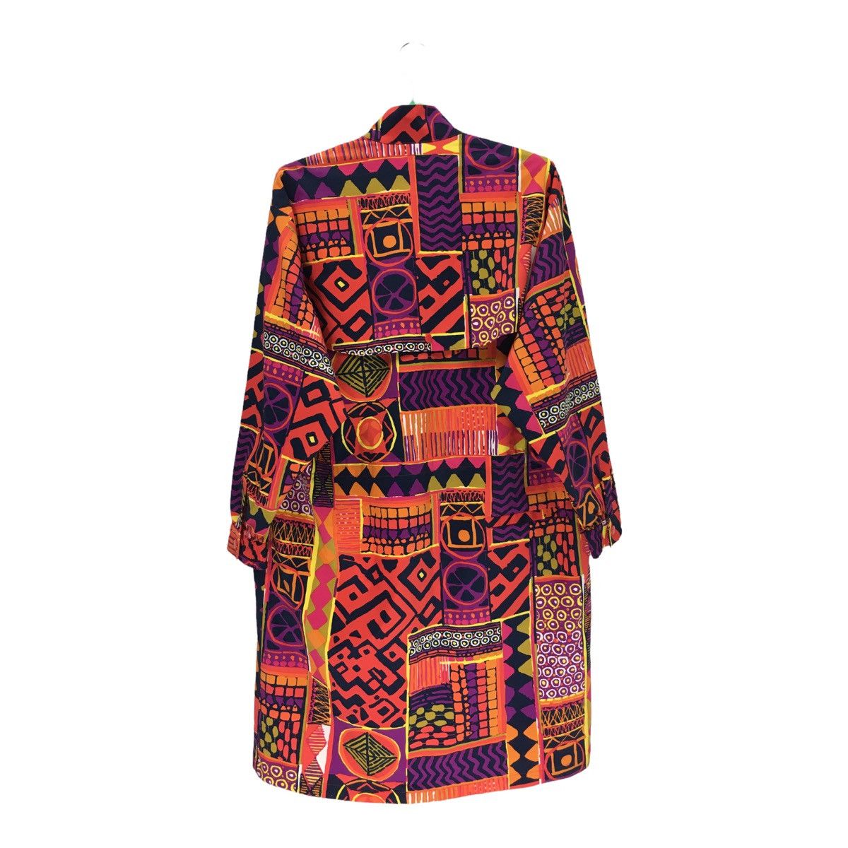 Designer × Other Vintage Paris Multicolour Art Design Long Jacket Size M / US 6-8 / IT 42-44 - 7 Thumbnail