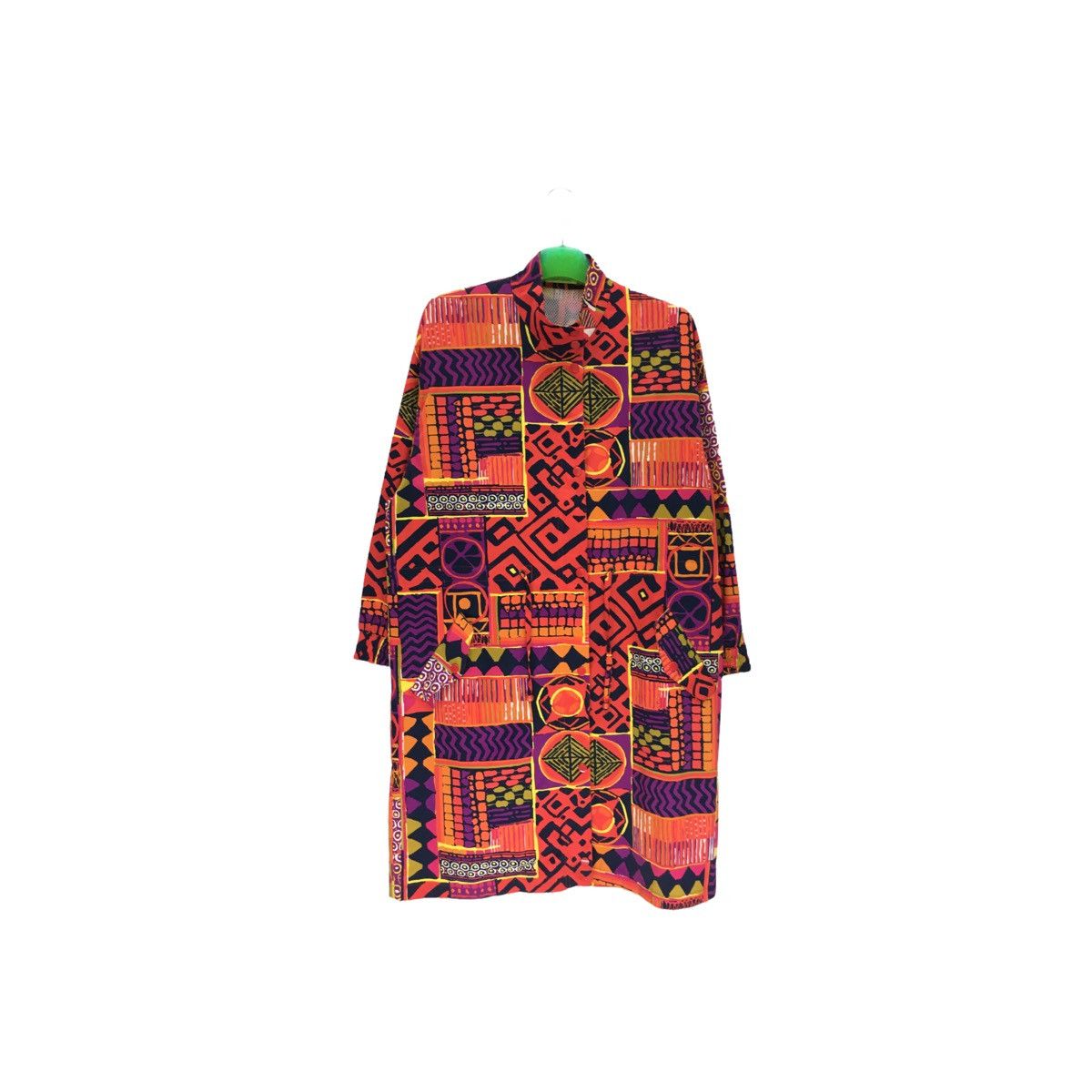 Designer × Other Vintage Paris Multicolour Art Design Long Jacket Size M / US 6-8 / IT 42-44 - 1 Thumbnail