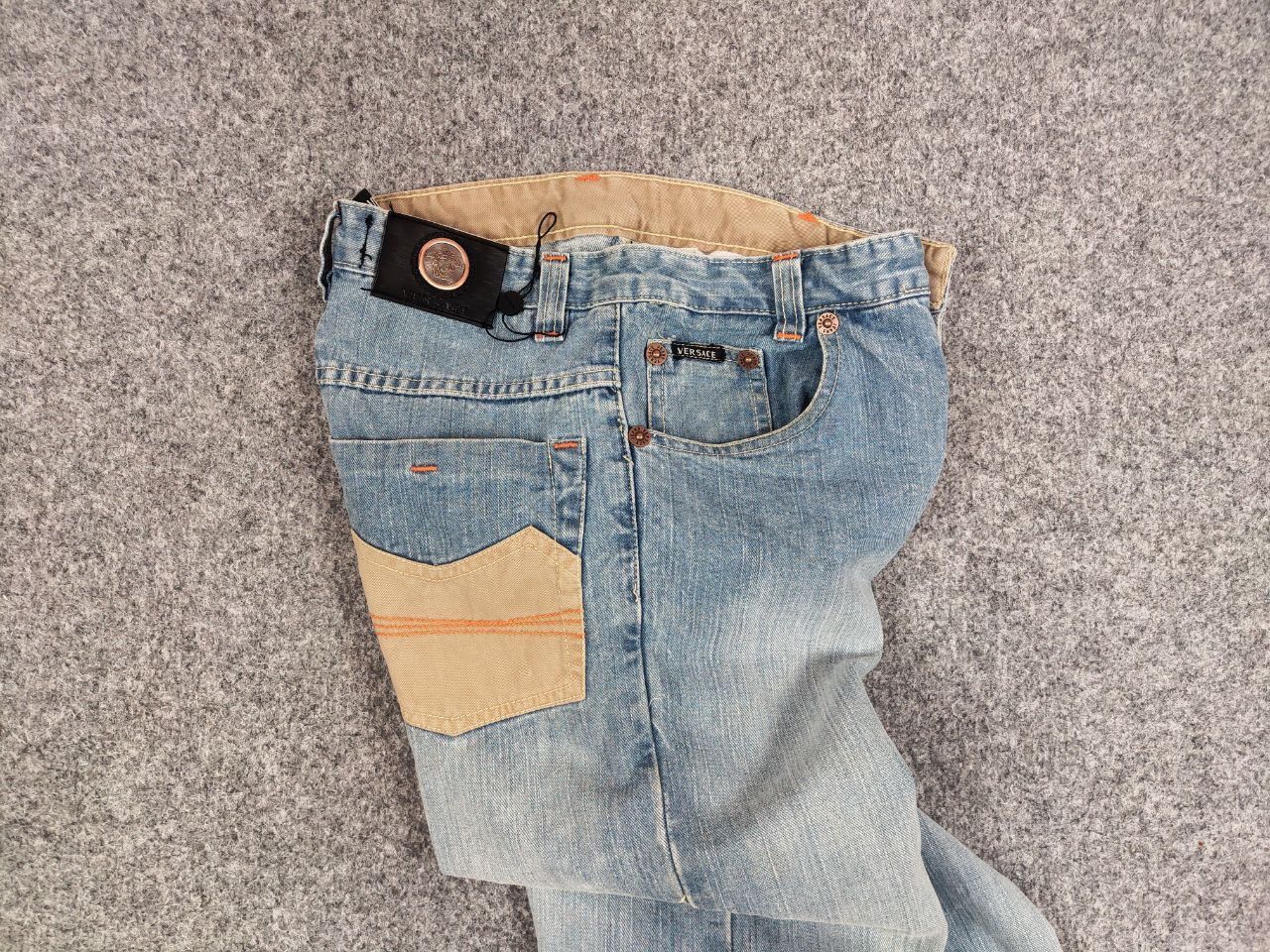Versace Jeans Couture Vintage 90's Versace Jeans Couture Logo Pocket Denim Size US 30 / EU 46 - 14 Thumbnail