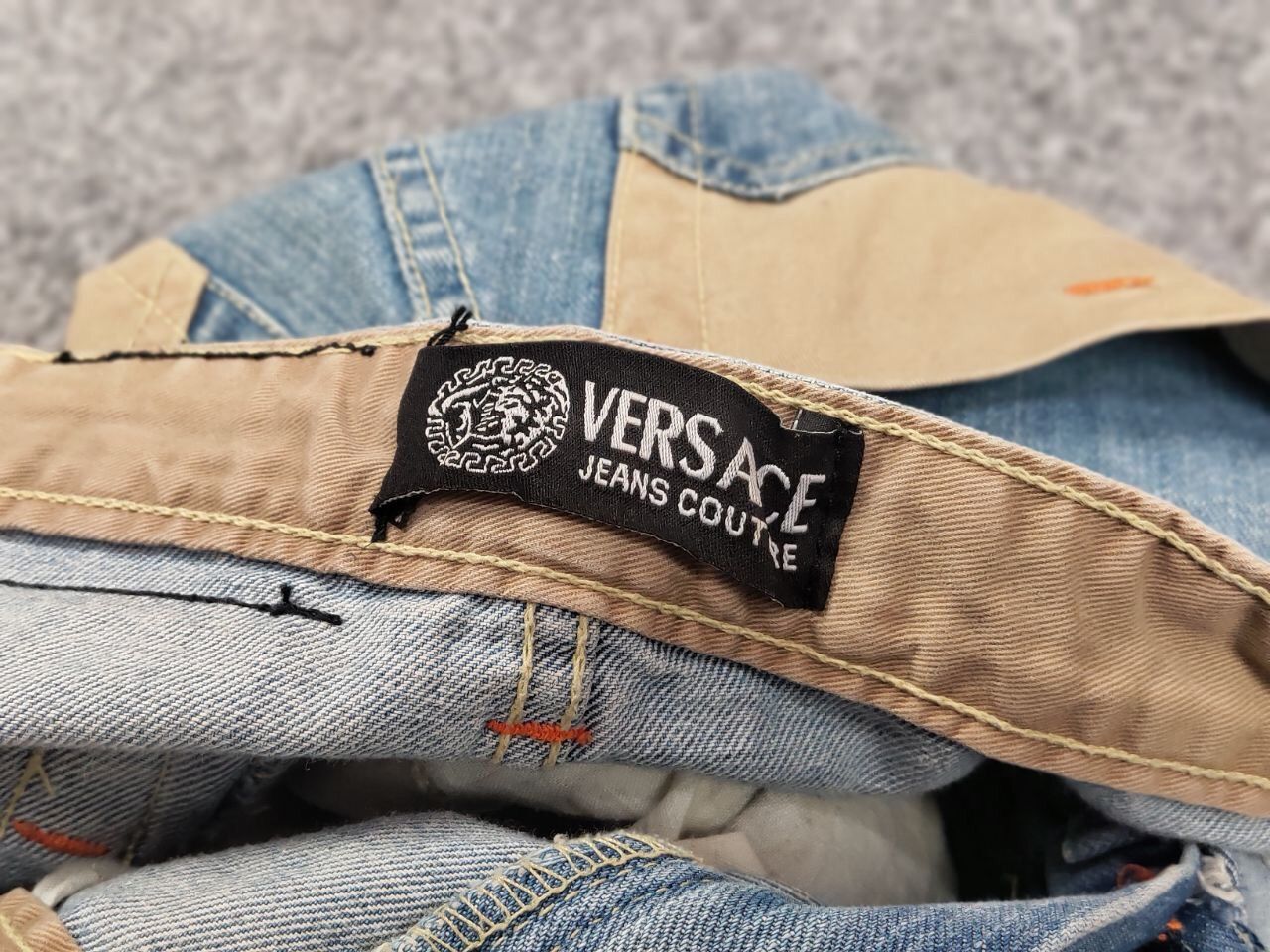 Versace Jeans Couture Vintage 90's Versace Jeans Couture Logo Pocket Denim Size US 30 / EU 46 - 20 Thumbnail
