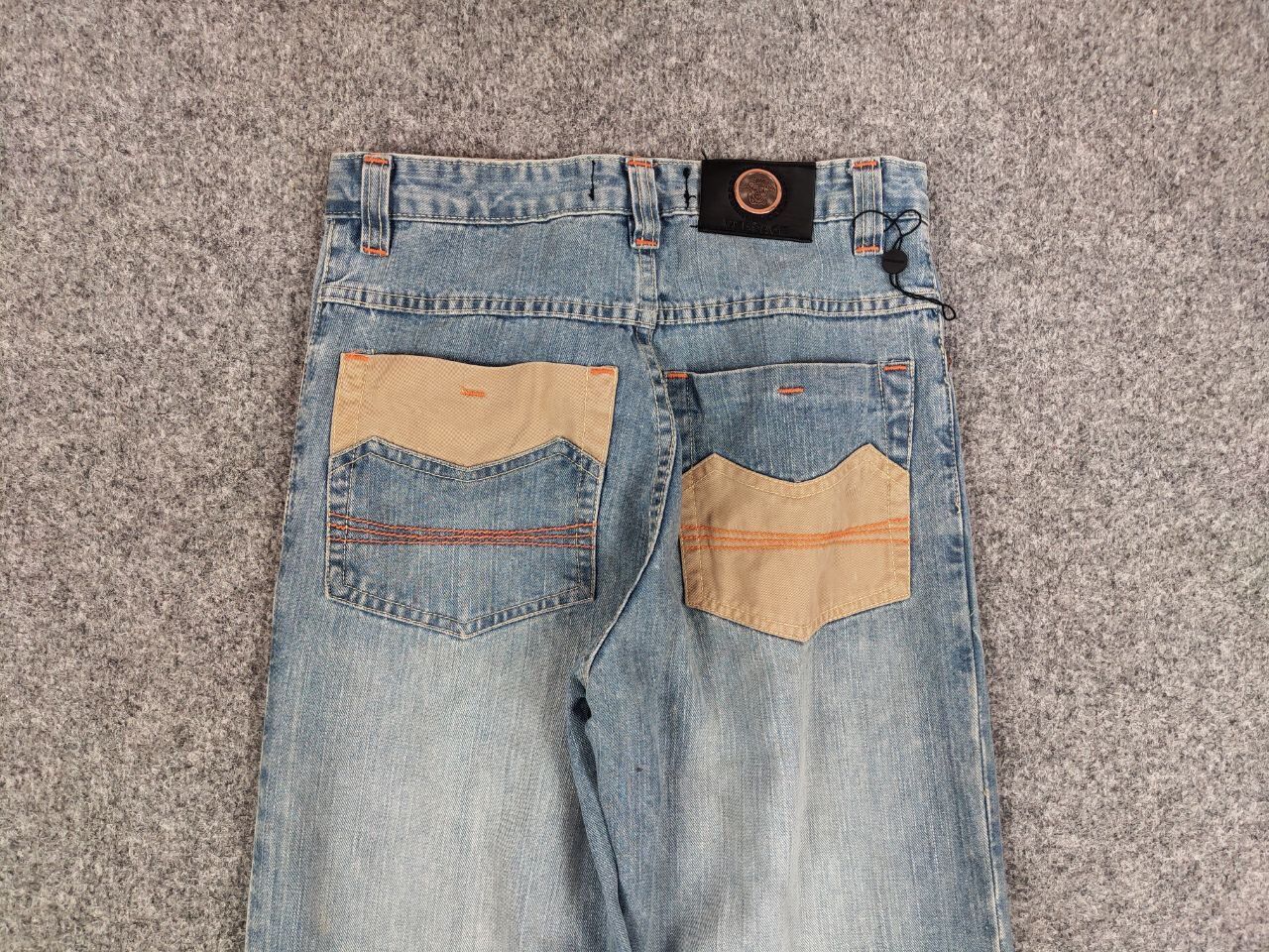 Versace Jeans Couture Vintage 90's Versace Jeans Couture Logo Pocket Denim Size US 30 / EU 46 - 13 Thumbnail