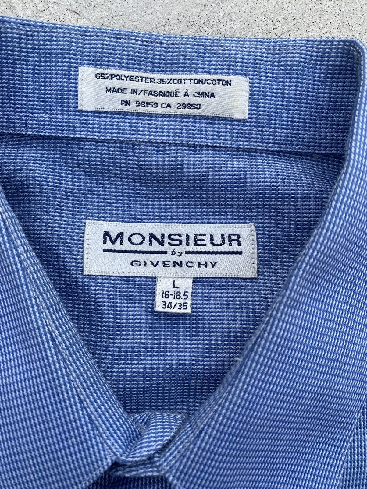 Givenchy Givenchy Monsieur button up dress shirt (16-16.5)(34/35) Size US L / EU 52-54 / 3 - 4 Thumbnail