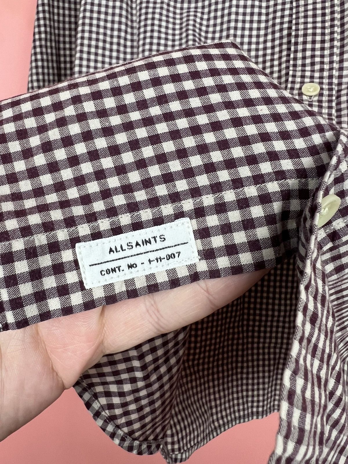 Allsaints Allsaints vintage shirt streetwear American stile Size US M / EU 48-50 / 2 - 4 Thumbnail