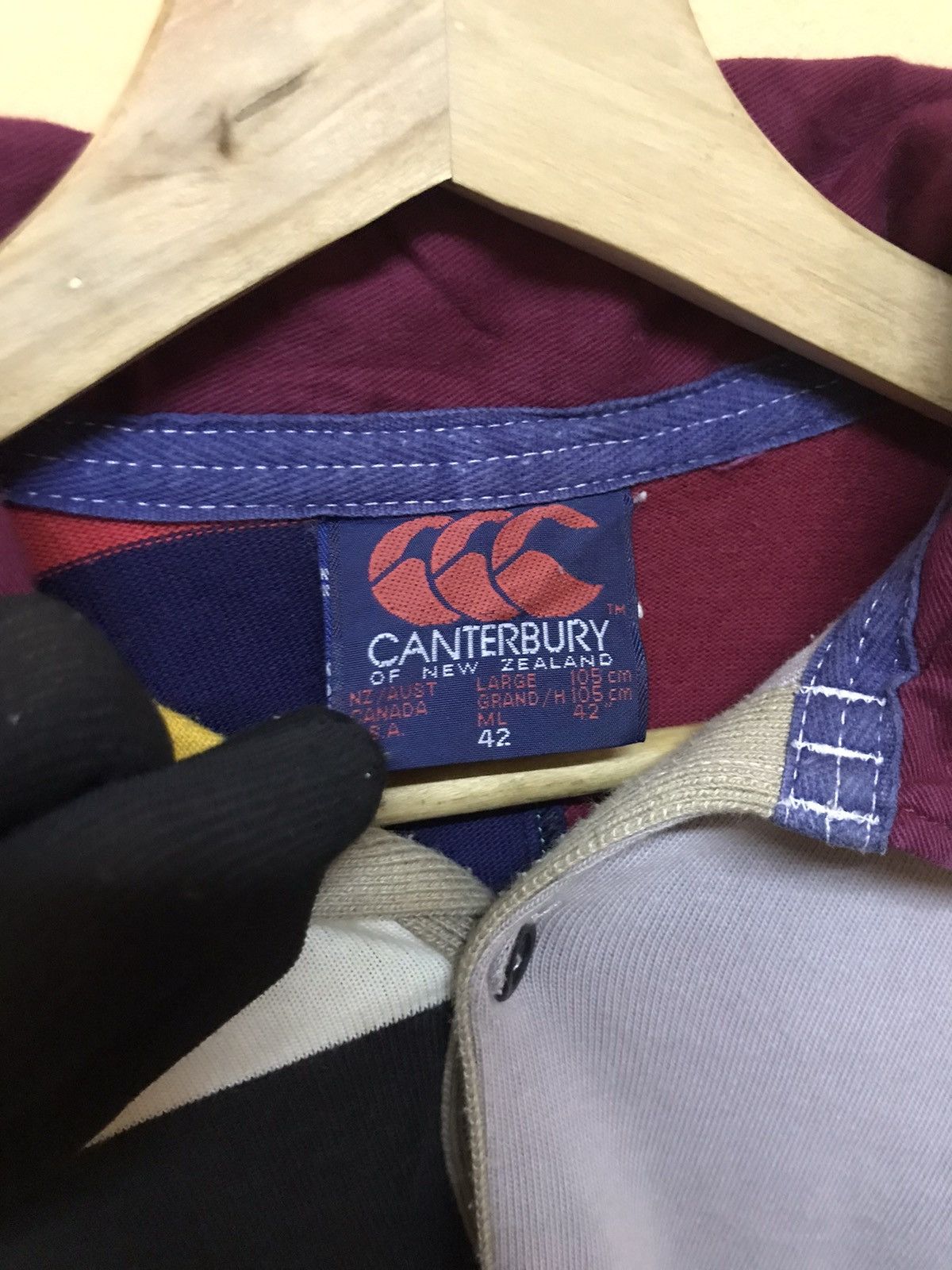 Canterbury of New Zealand MULTICOLOR NEW ZEALAND INTERNATIONAL RUGBY JERSEY Size US M / EU 48-50 / 2 - 7 Thumbnail