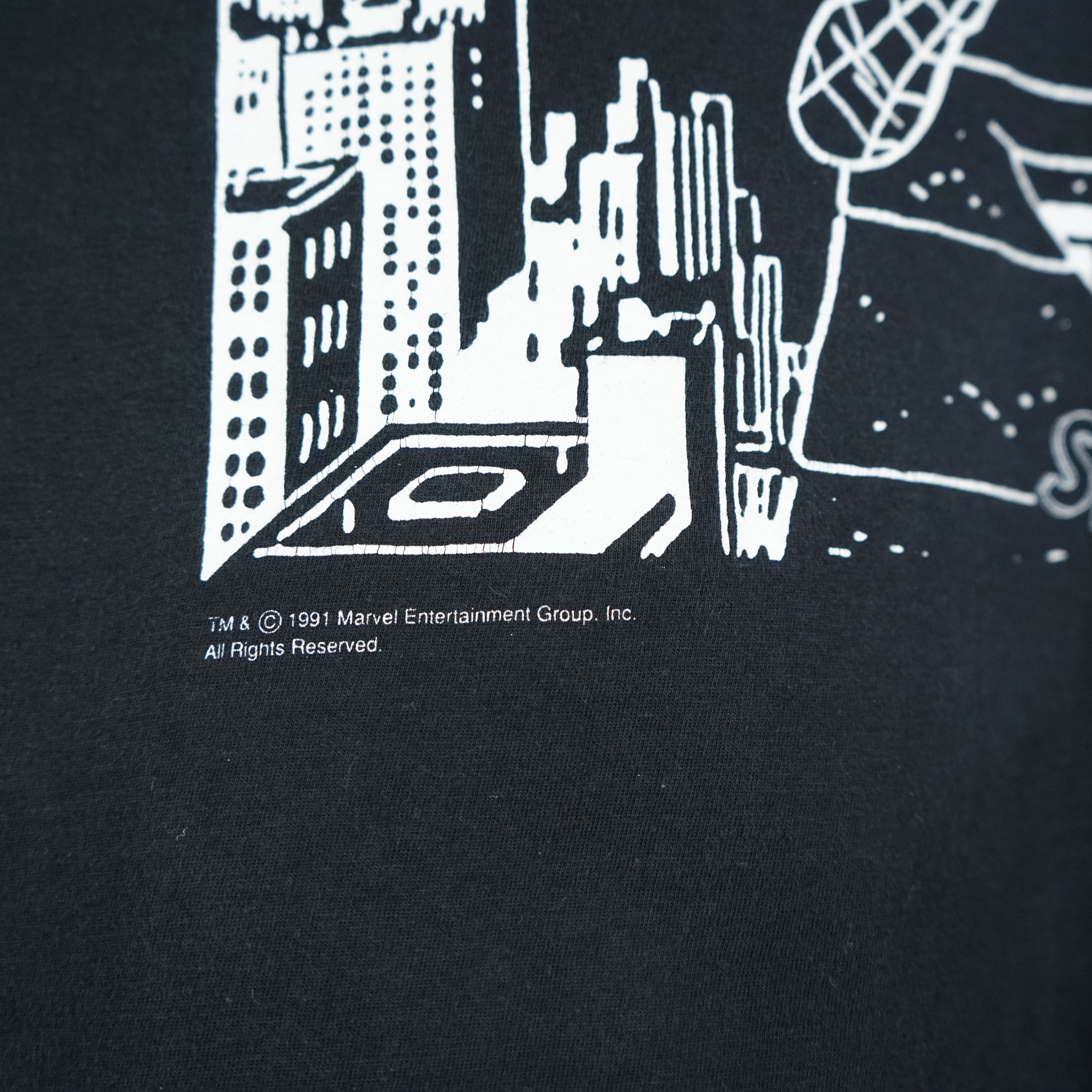 Marvel Comics × Vintage 1991 Spiderman Marvel Comics t-shirt Size US M / EU 48-50 / 2 - 3 Thumbnail