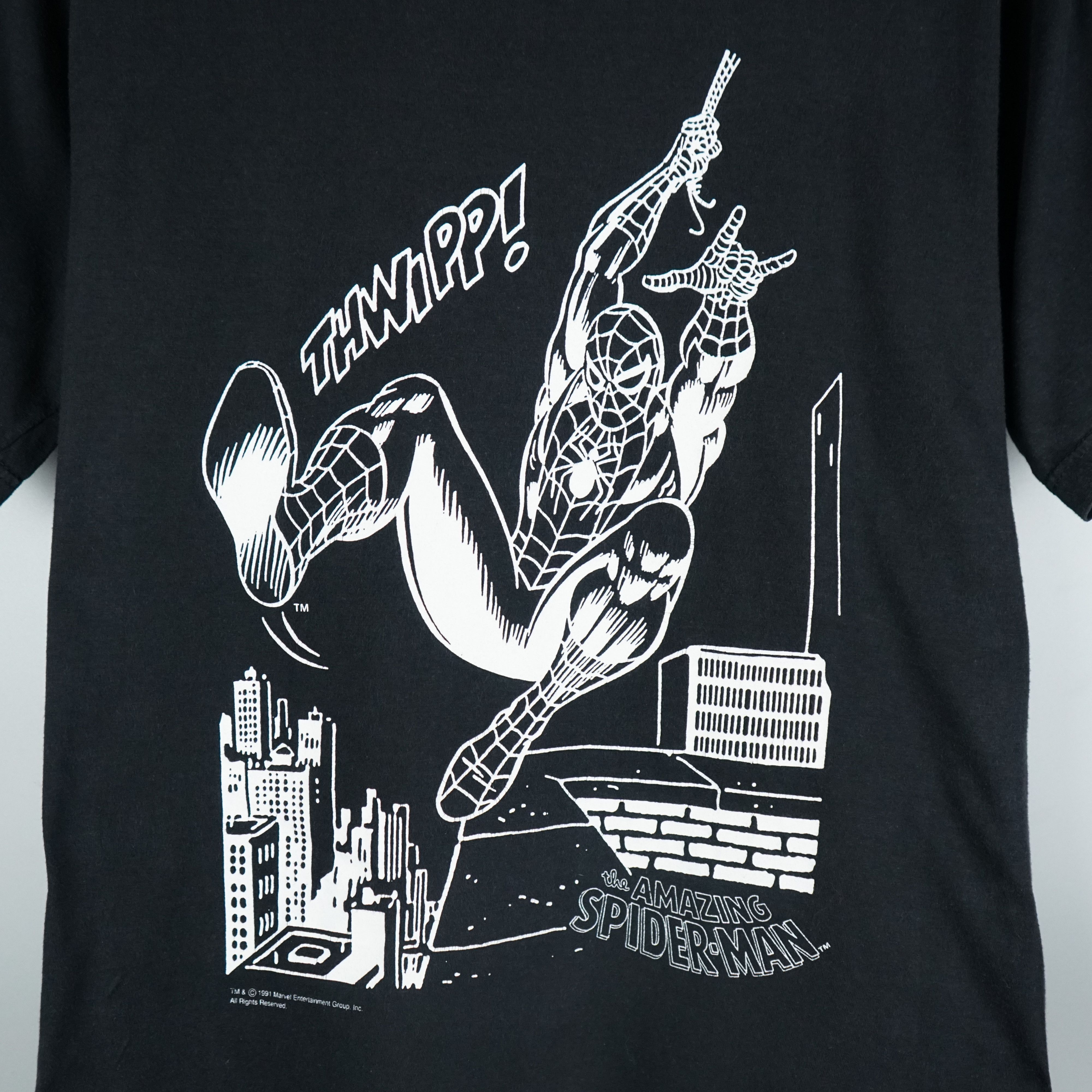 Marvel Comics × Vintage 1991 Spiderman Marvel Comics t-shirt Size US M / EU 48-50 / 2 - 2 Thumbnail