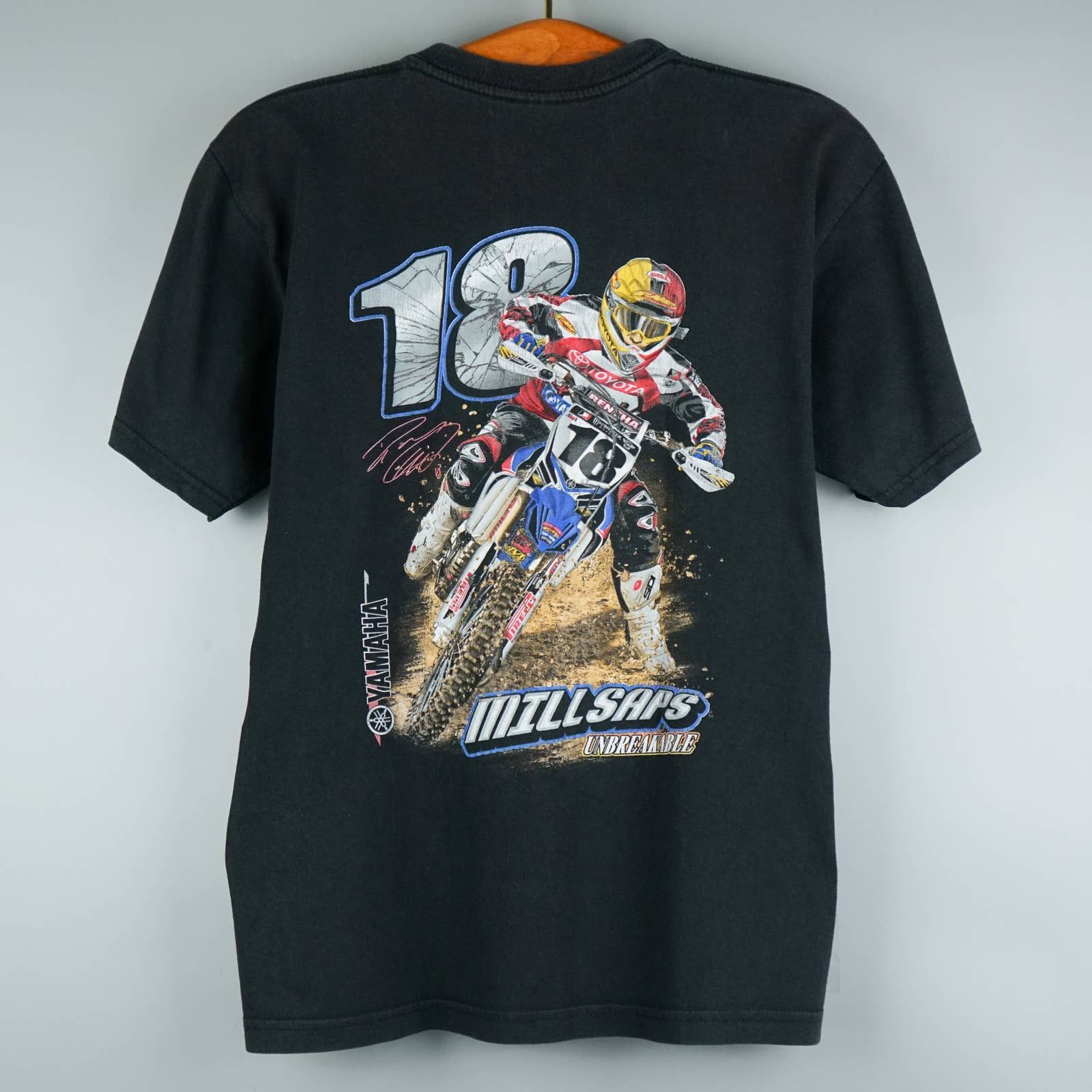 Vintage early 2000s Yamaha Racing Moto t shirt y2k Size US M / EU 48-50 / 2 - 1 Thumbnail