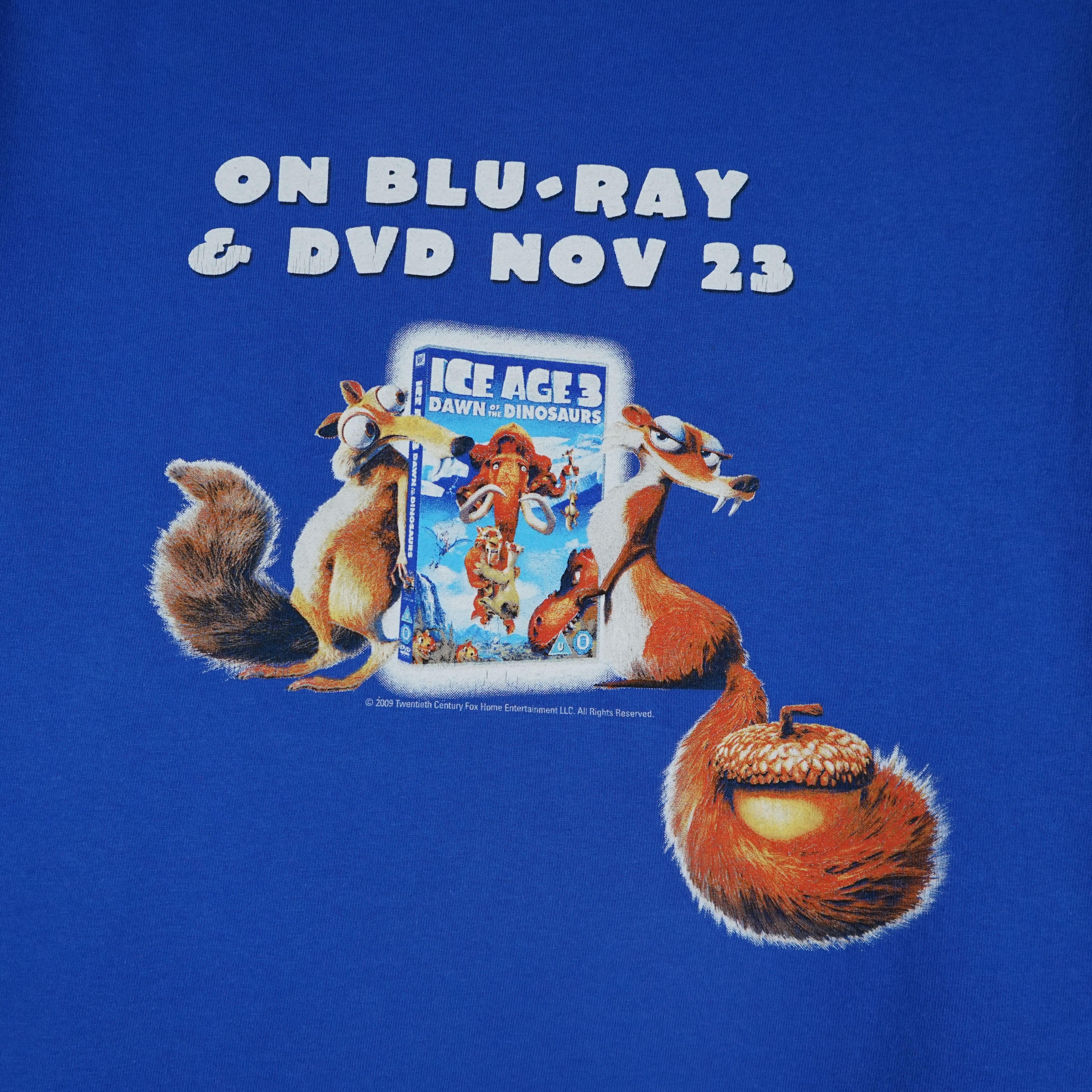 Cartoon Network × Vintage 2009 Ice Age 3 promo t-shirt Size US M / EU 48-50 / 2 - 6 Thumbnail