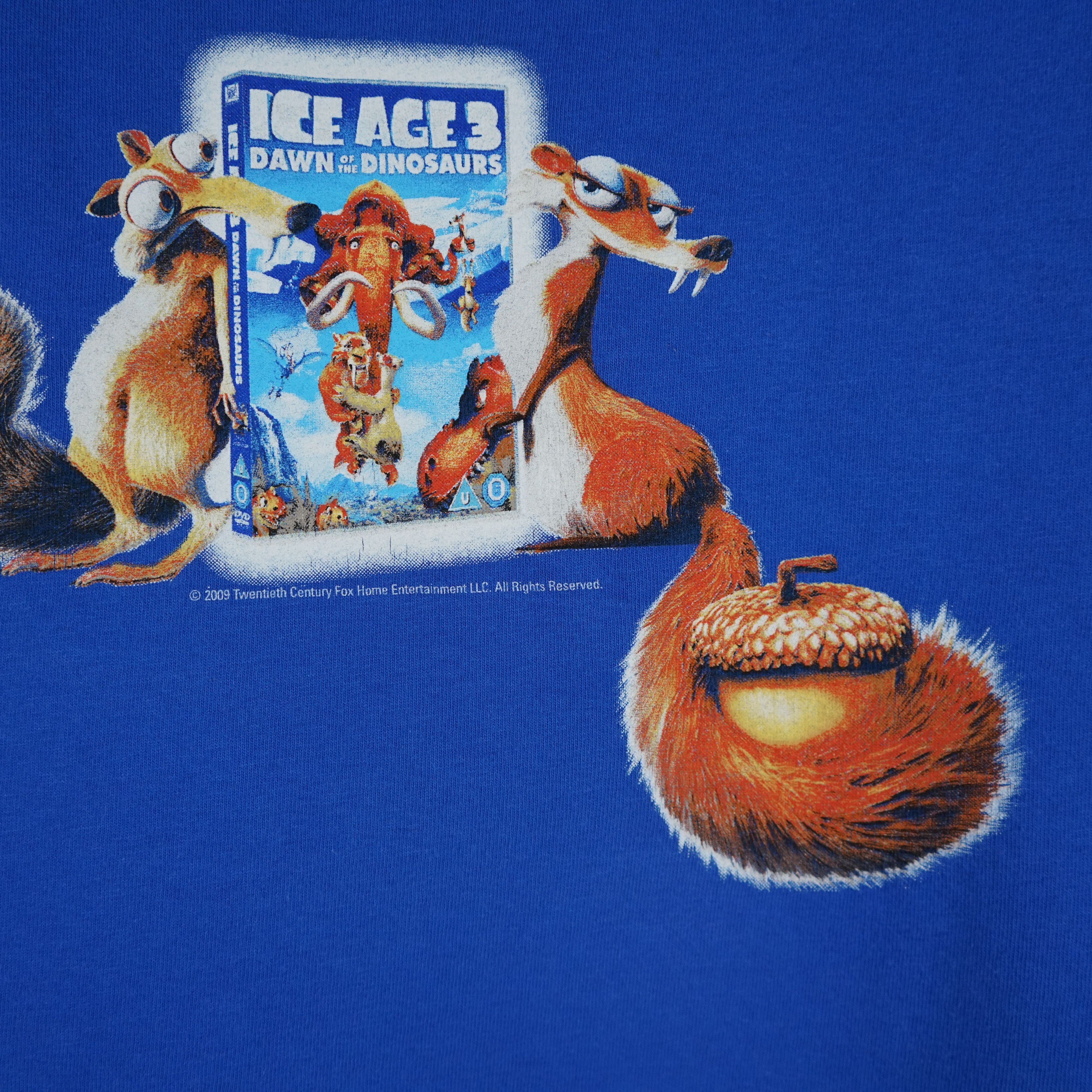 Cartoon Network × Vintage 2009 Ice Age 3 promo t-shirt Size US M / EU 48-50 / 2 - 7 Thumbnail