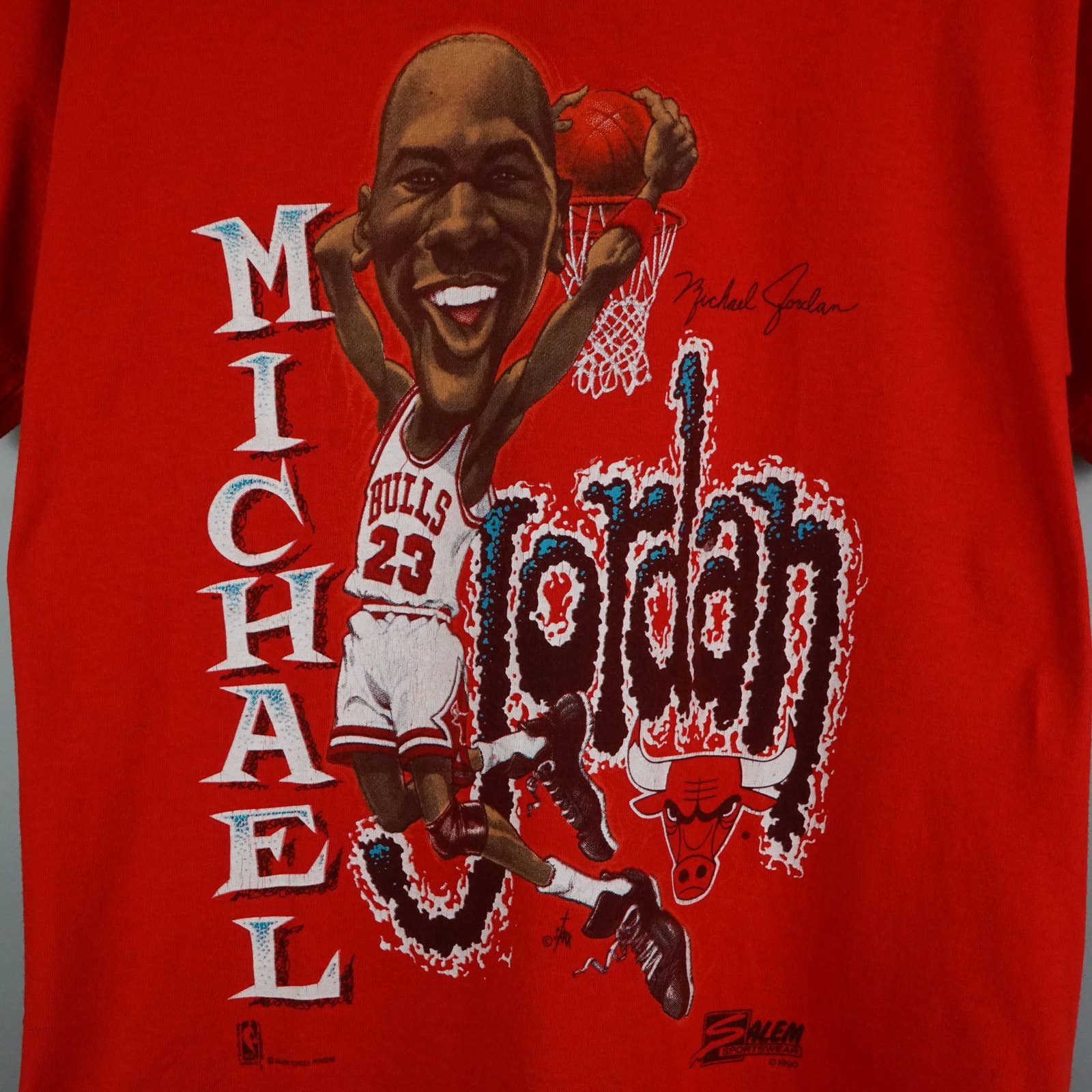 Jordan Brand × NBA × Vintage 1990s Michael Jordan parody t-shirt Size US M / EU 48-50 / 2 - 2 Thumbnail