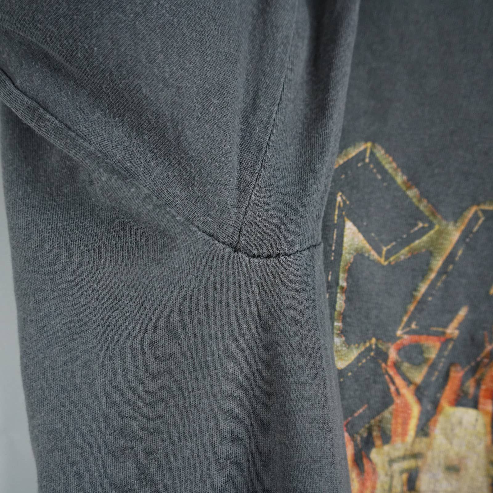 Band Tees × Vintage 1990s Hells Bells ACDC Distressed tee Size US L / EU 52-54 / 3 - 5 Thumbnail