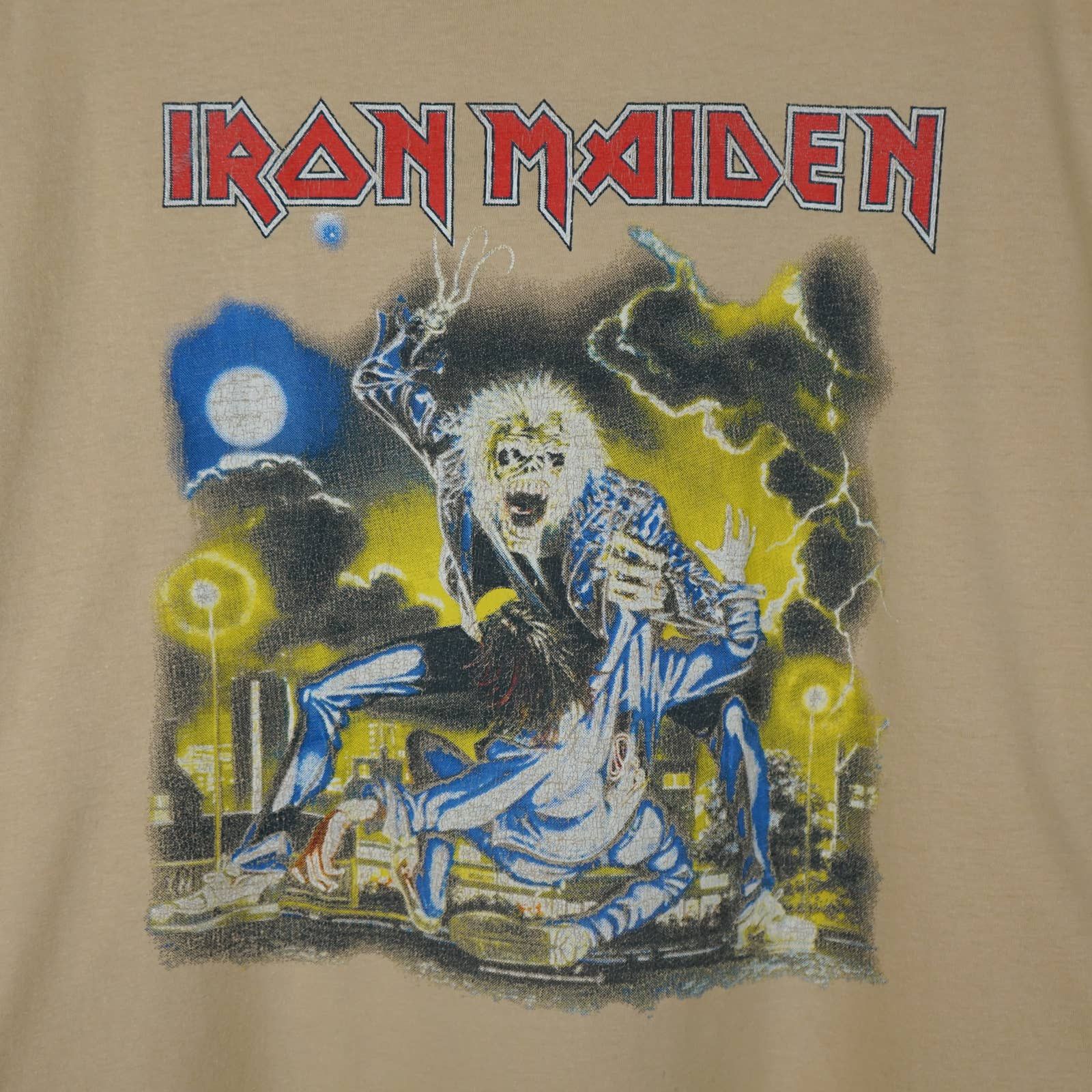 Band Tees × Vintage 1991 Iron Maiden t shirt Size US L / EU 52-54 / 3 - 2 Thumbnail
