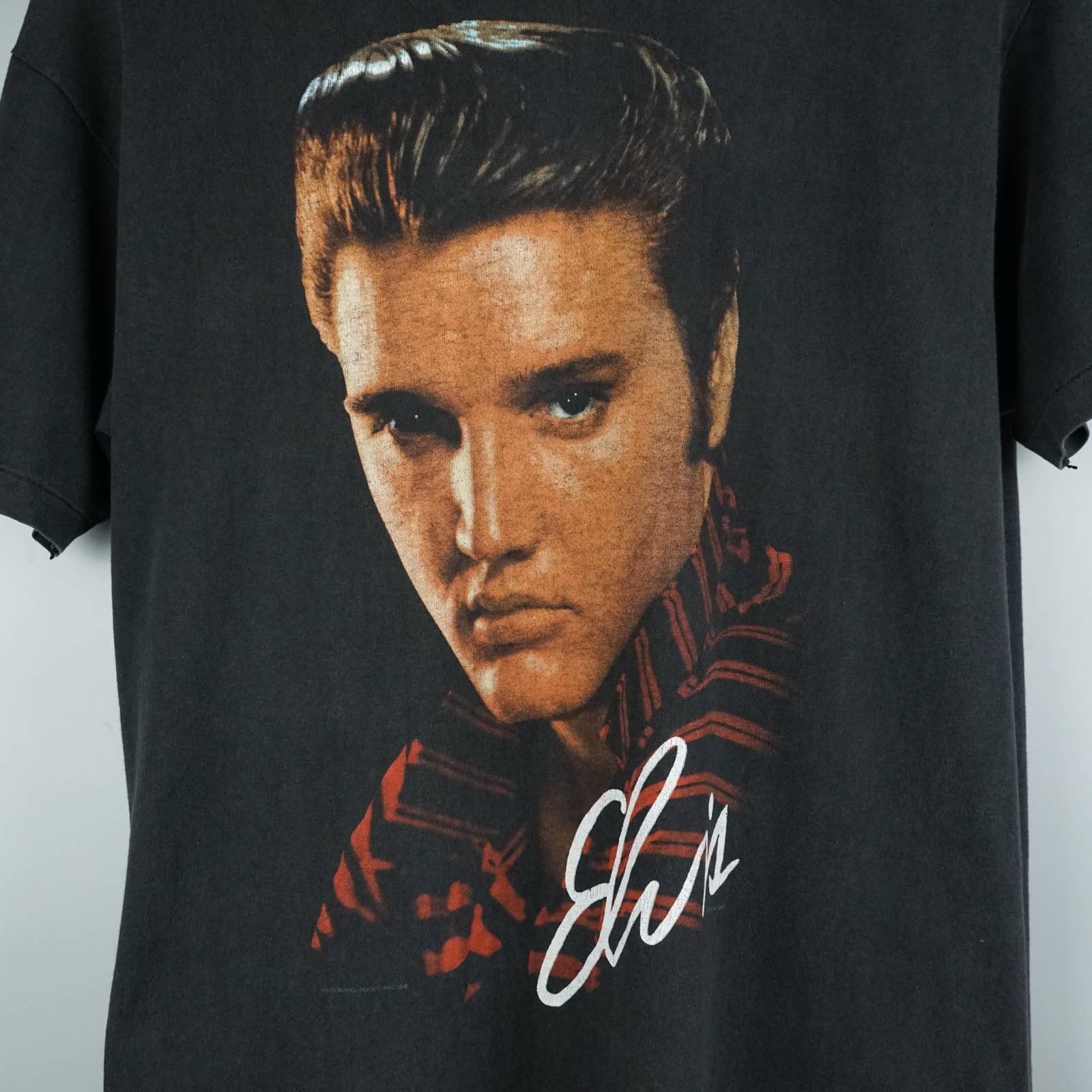 Band Tees × Vintage 1990 Elvis Prestley t shirt Size US L / EU 52-54 / 3 - 2 Thumbnail