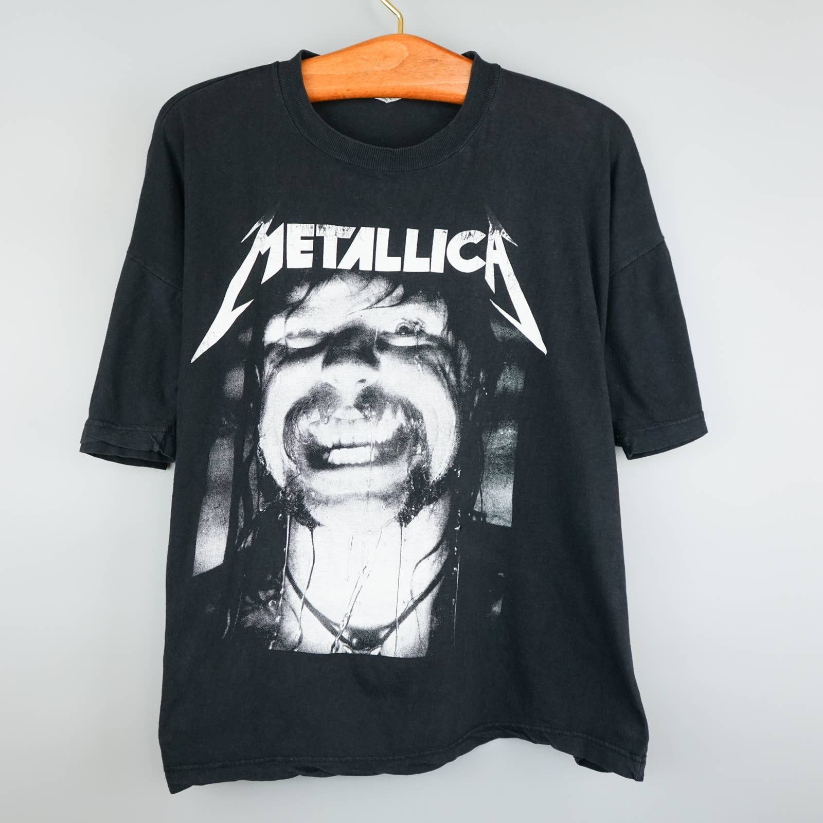 Band Tees × Vintage Vintage Metallica t shirt 1990s Size US L / EU 52-54 / 3 - 1 Thumbnail