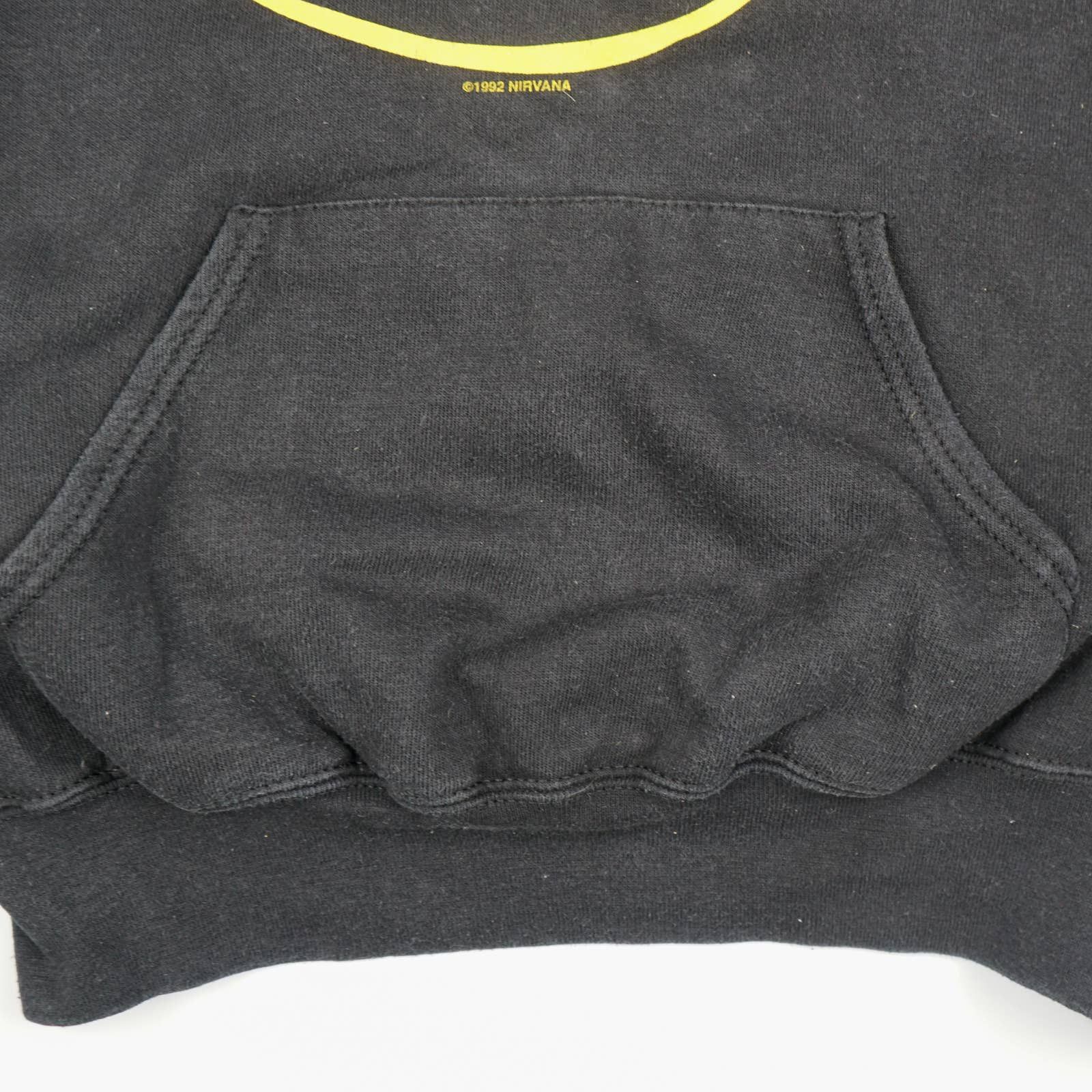 Band Tees × Vintage 1992 Nirvana Smiley Hoodie 2000s print Size US L / EU 52-54 / 3 - 3 Thumbnail