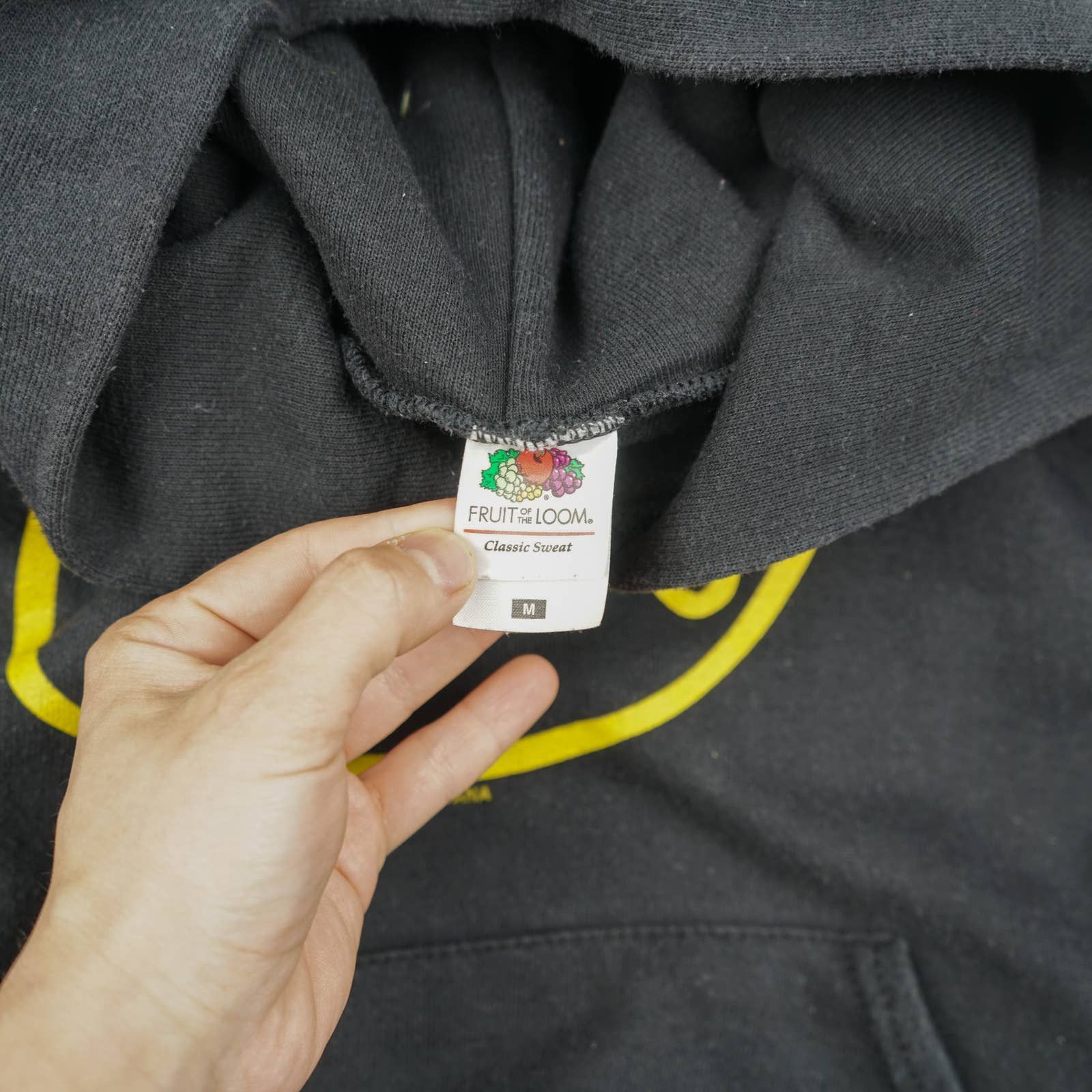 Band Tees × Vintage 1992 Nirvana Smiley Hoodie 2000s print Size US L / EU 52-54 / 3 - 5 Thumbnail