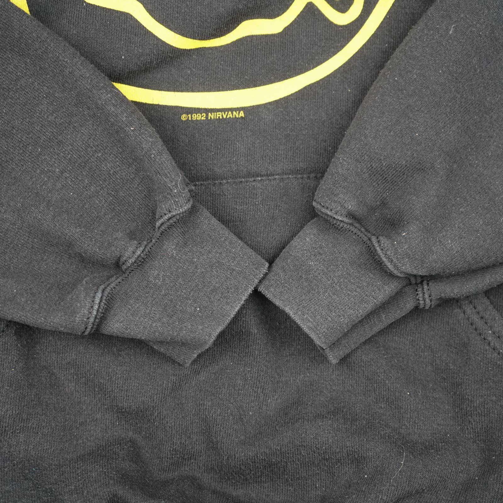 Band Tees × Vintage 1992 Nirvana Smiley Hoodie 2000s print Size US L / EU 52-54 / 3 - 7 Thumbnail