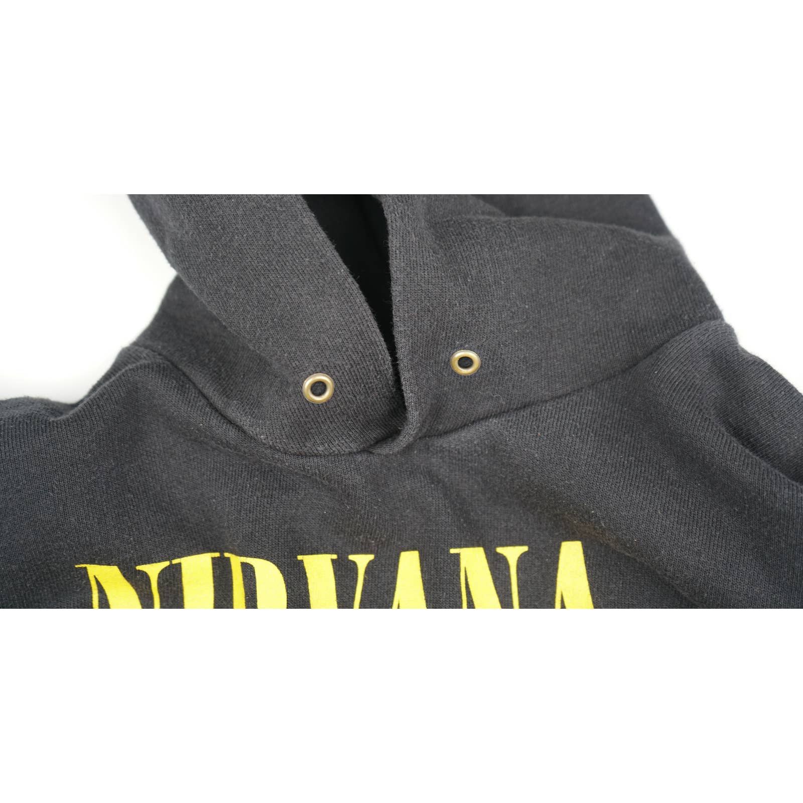 Band Tees × Vintage 1992 Nirvana Smiley Hoodie 2000s print Size US L / EU 52-54 / 3 - 6 Thumbnail