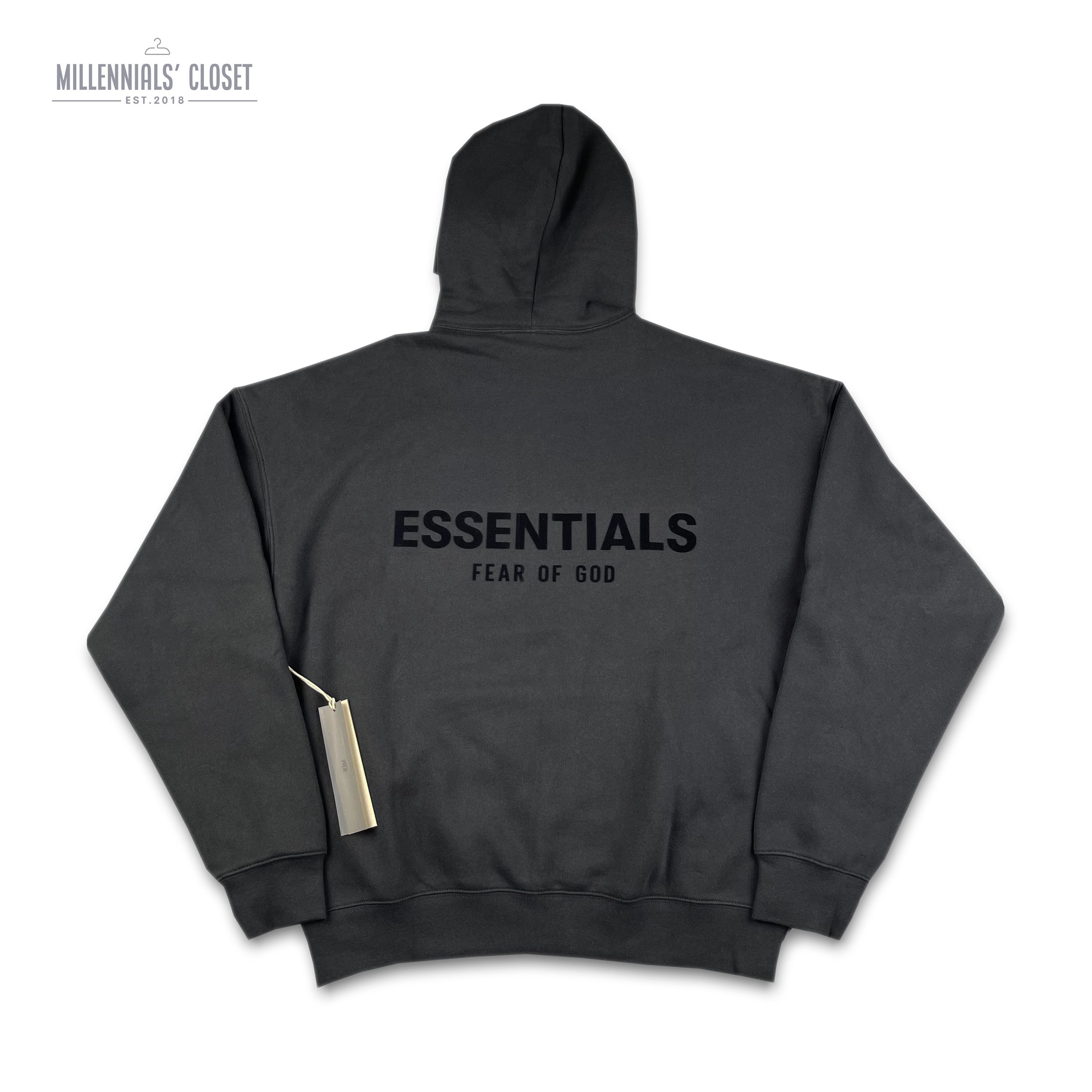 Fear of God Essentials Hoodie Stretch Limo SS22 size XXS