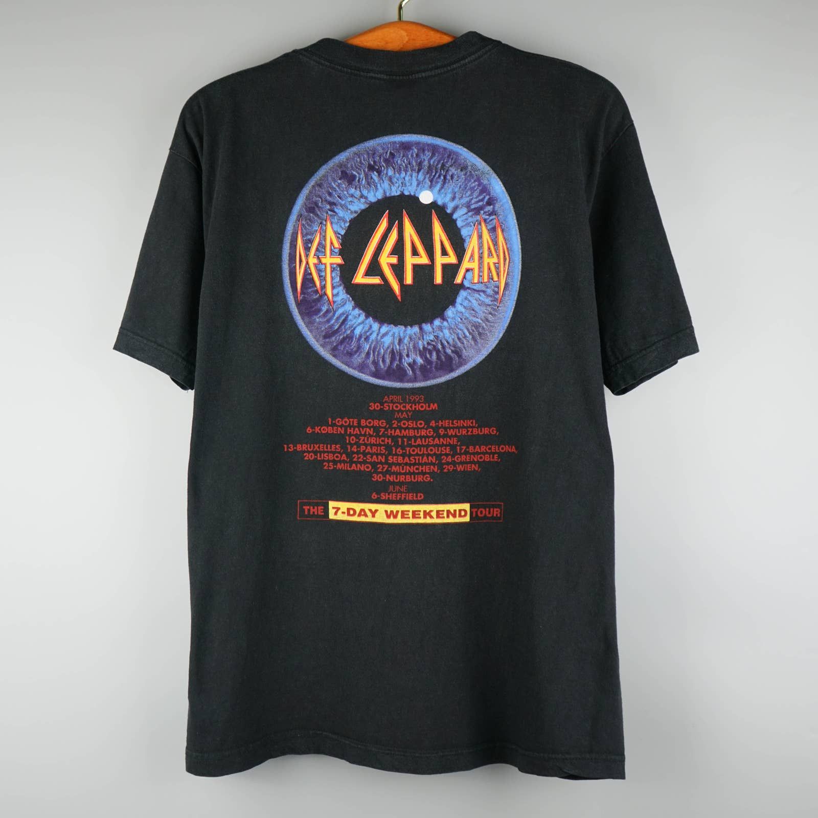 Band Tees × Vintage 1993 Def Lepard concert t-shirt Size US L / EU 52-54 / 3 - 6 Thumbnail