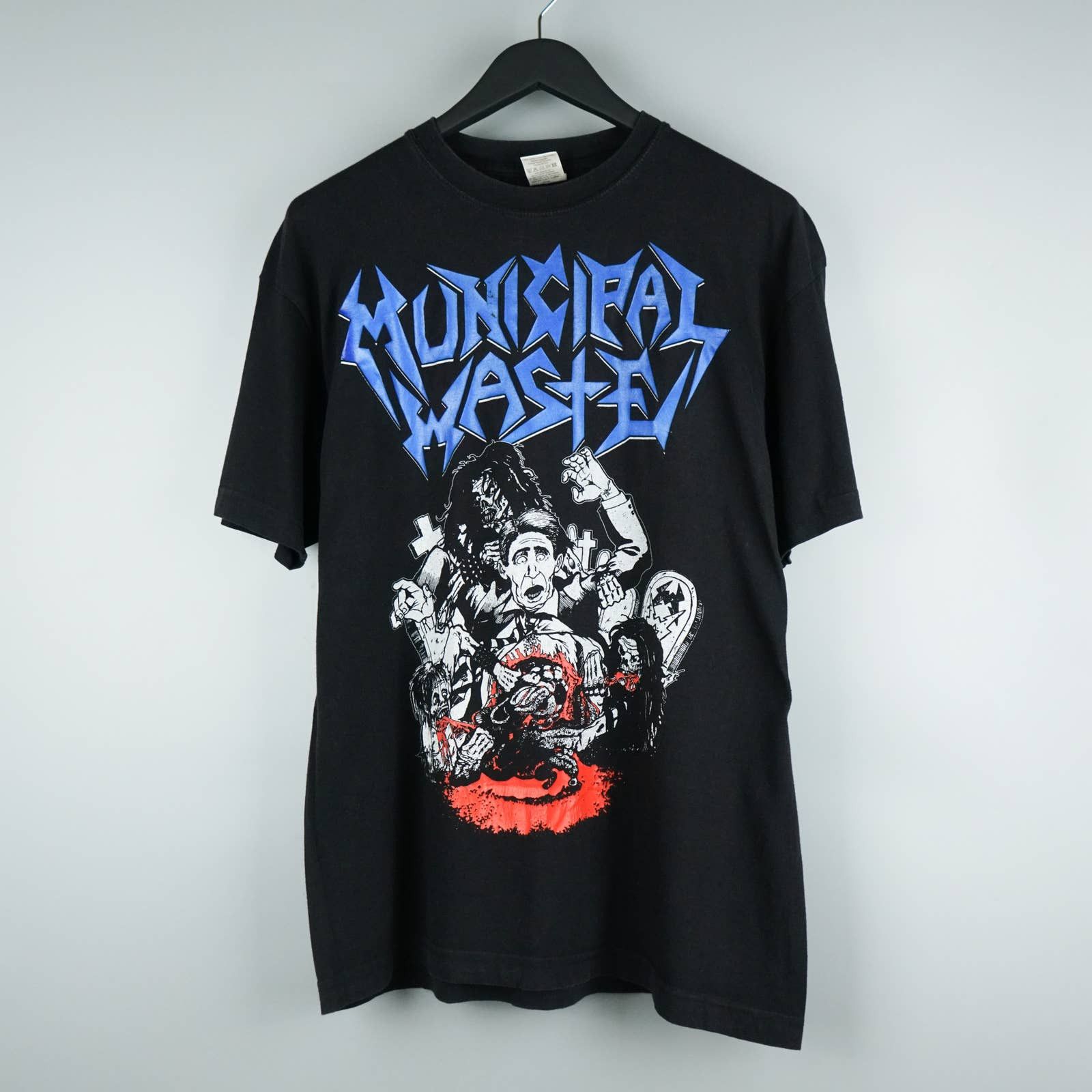 Band Tees × Vintage 2008 Municipal Waste t shirt Size US L / EU 52-54 / 3 - 1 Thumbnail