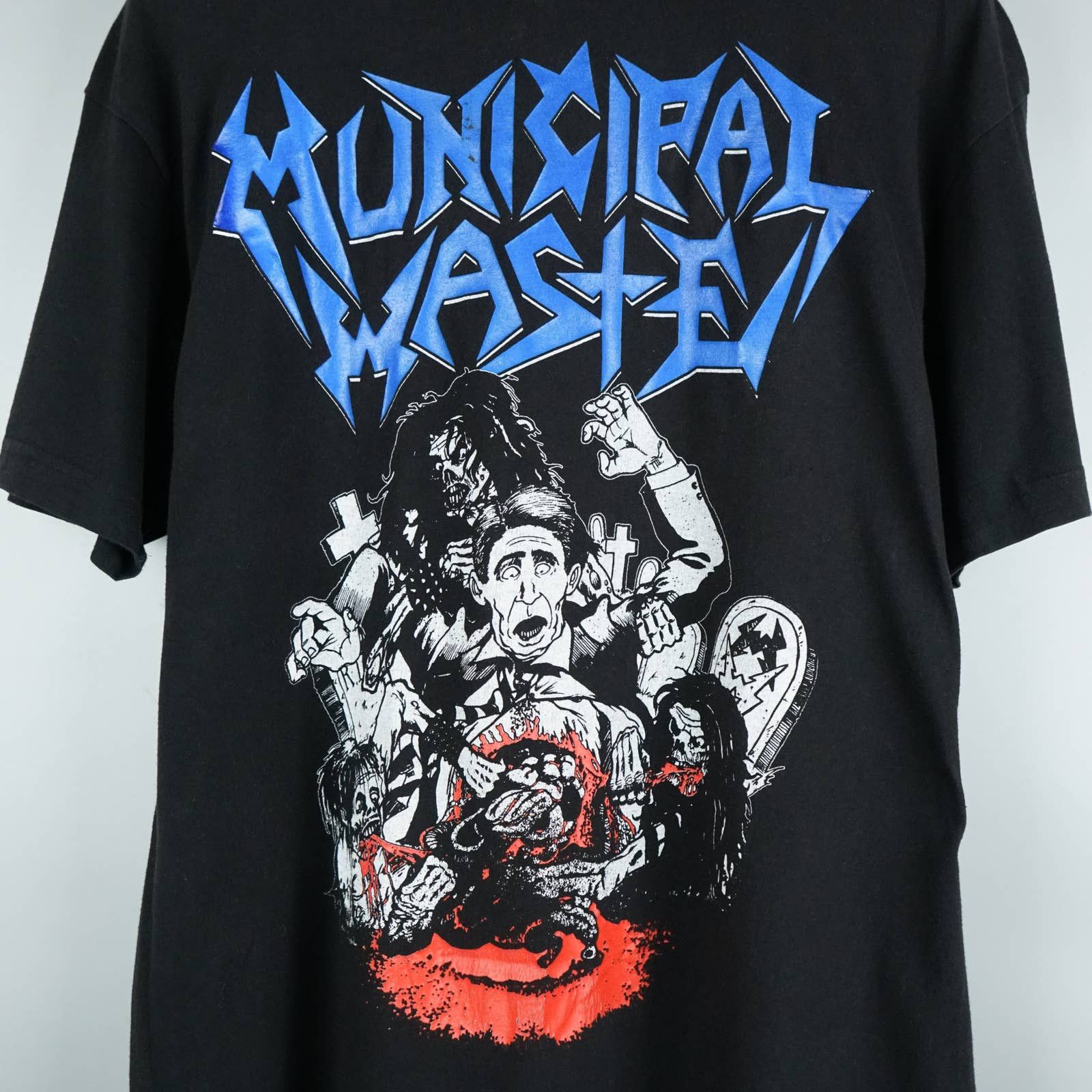 Band Tees × Vintage 2008 Municipal Waste t shirt Size US L / EU 52-54 / 3 - 2 Thumbnail