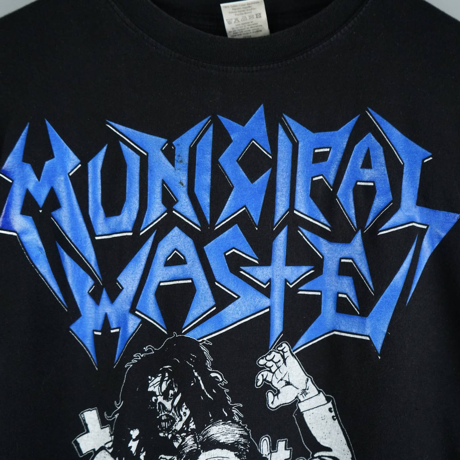 Band Tees × Vintage 2008 Municipal Waste t shirt Size US L / EU 52-54 / 3 - 3 Thumbnail