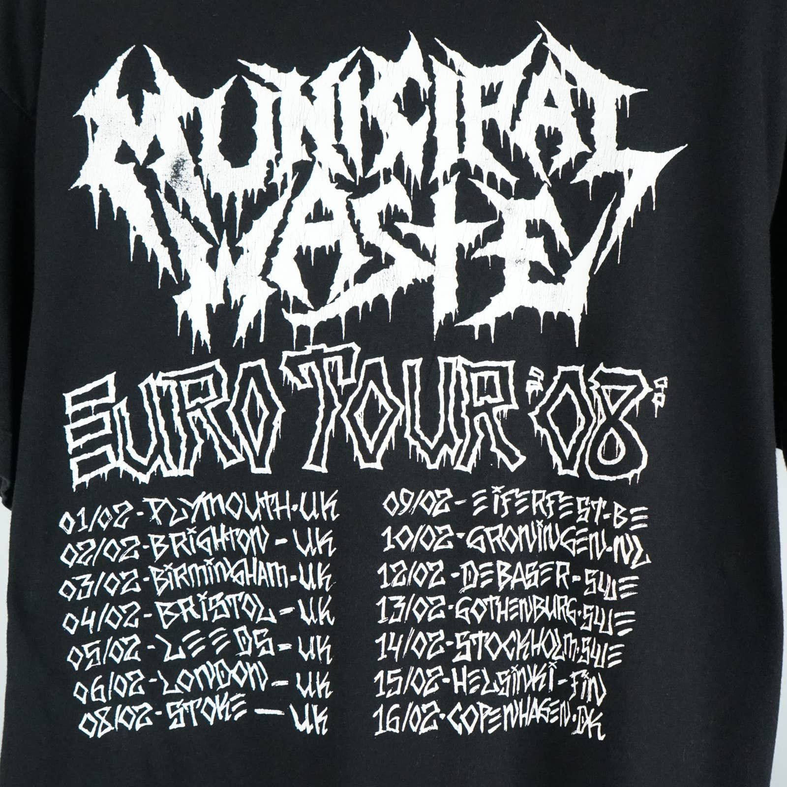 Band Tees × Vintage 2008 Municipal Waste t shirt Size US L / EU 52-54 / 3 - 8 Thumbnail