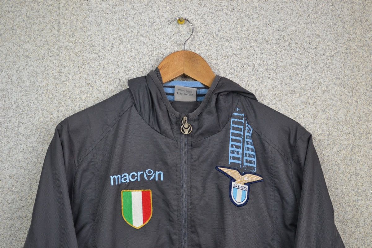 Macron Lazio FC Italy macron jacket soccer football hooded Size US S / EU 44-46 / 1 - 3 Thumbnail