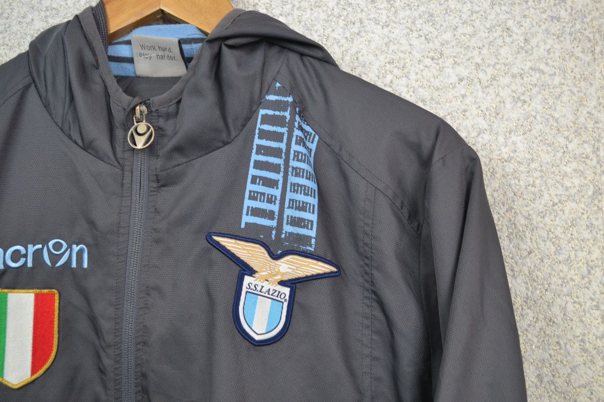 Macron Lazio FC Italy macron jacket soccer football hooded Size US S / EU 44-46 / 1 - 5 Thumbnail