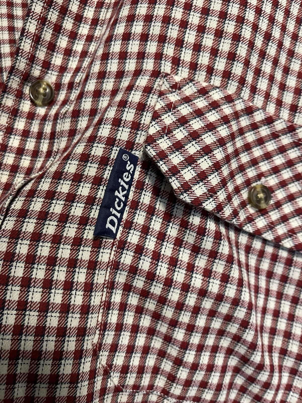 Dickies Dickies mens adult vintage y2k checkered shirt button up Size US M / EU 48-50 / 2 - 3 Thumbnail