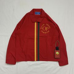Vintage 80s Ocean Pacific Windbreaker Jacket Mens L OP Stripes Blue