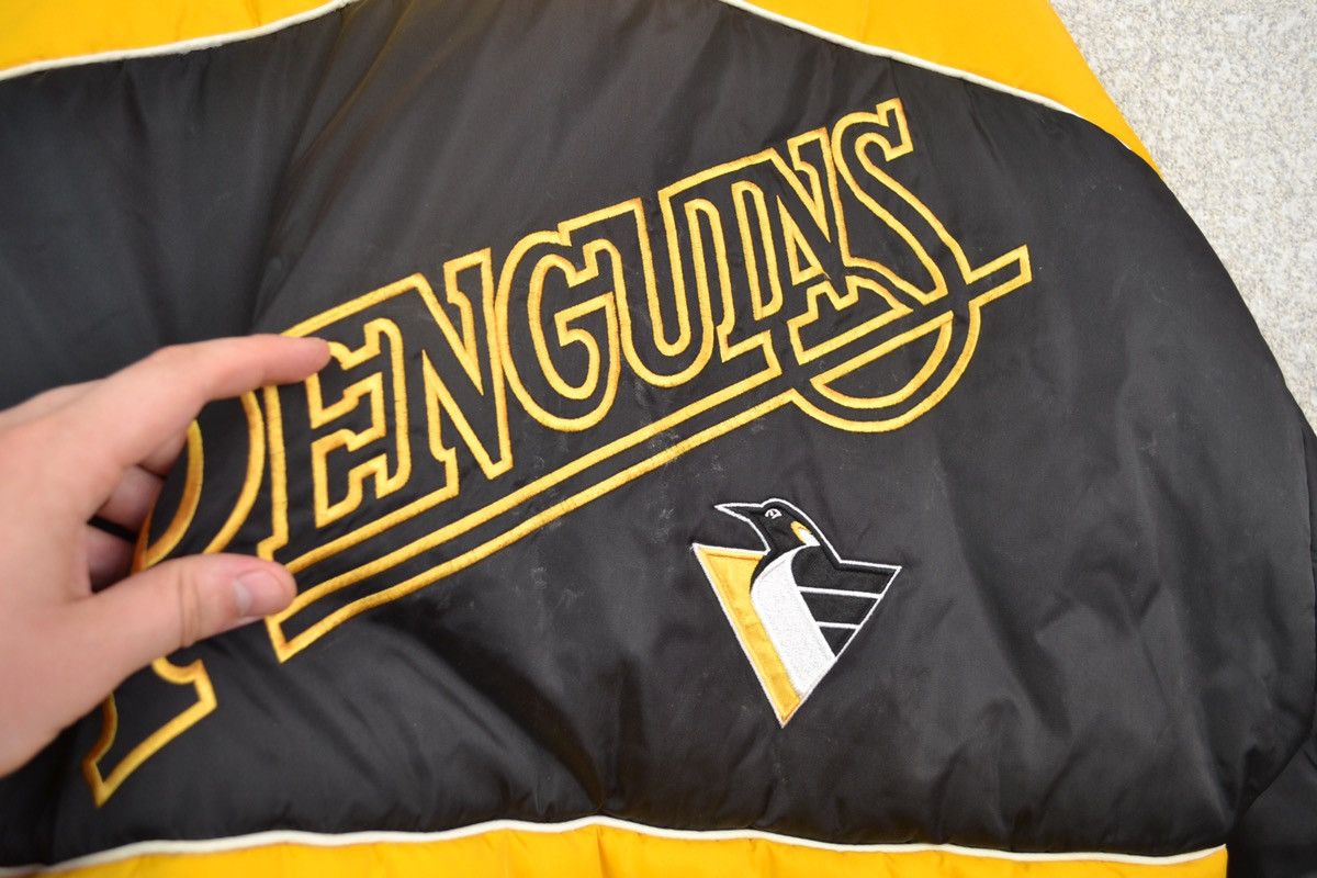 NHL Pittsburg Penguins NHL vintage bomber jacket pro player 90s Size US M / EU 48-50 / 2 - 10 Thumbnail
