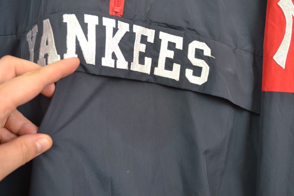 Majestic × New York Yankees New York Yankees vintage majestic jacket anorak hooded mlb Size US XL / EU 56 / 4 - 4 Thumbnail