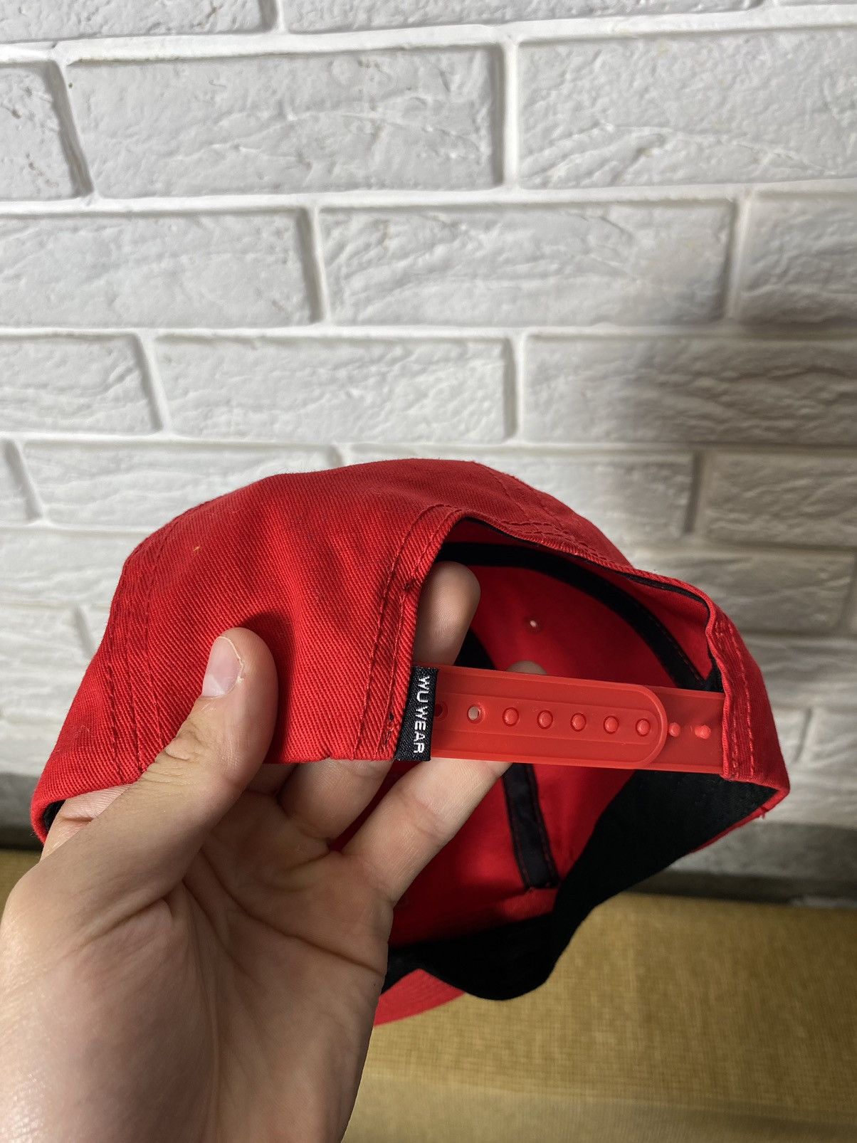 Wu-Tang Clan Wu-Wear Hat Snapback Wu-Tang Red Cap Rza Gza Size ONE SIZE - 4 Thumbnail