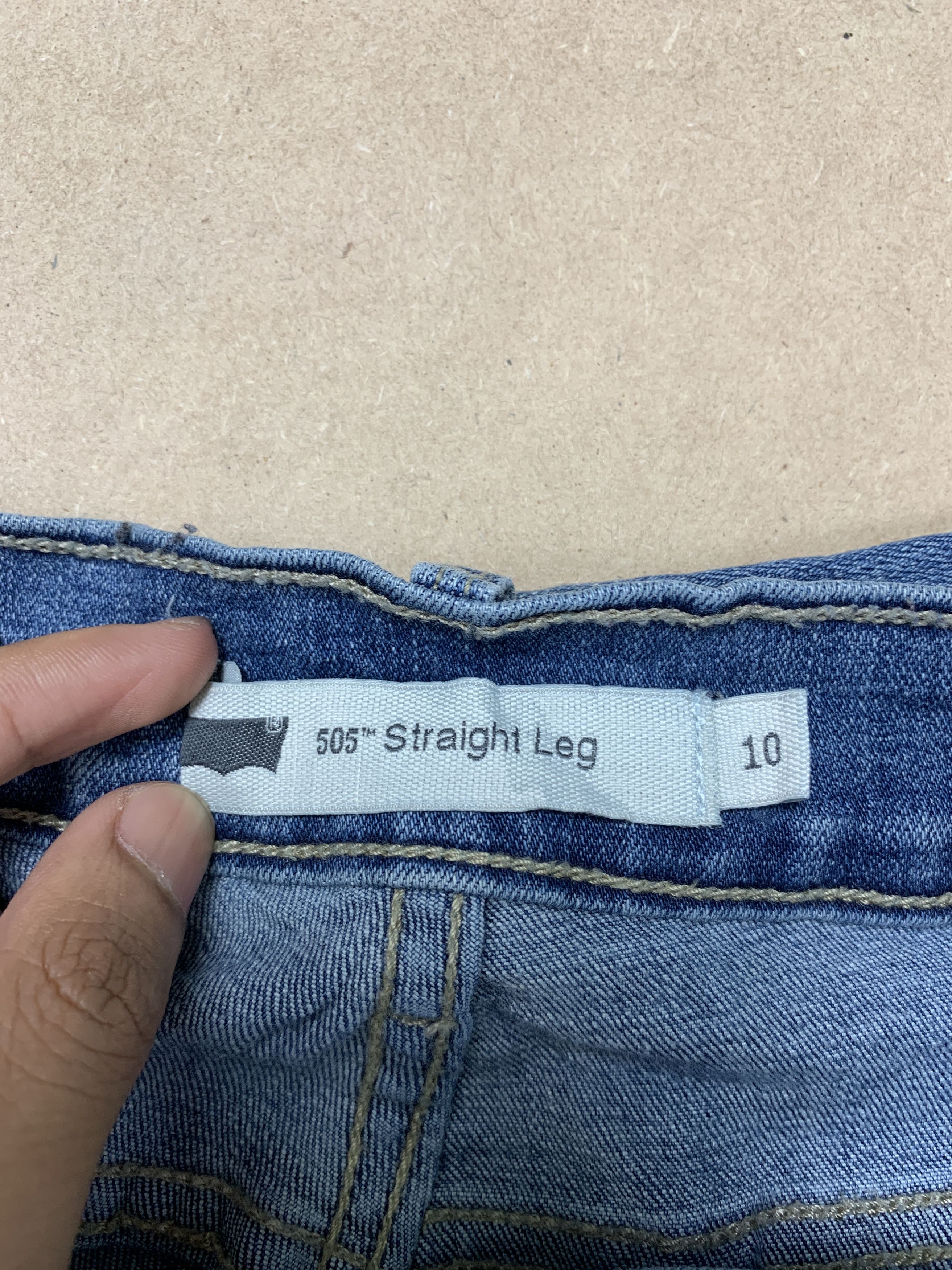Levi's Vintage LEVI'S 505 Straight Cut Mid Wash Jeans P0205 Size 28" / US 6 / IT 42 - 9 Thumbnail