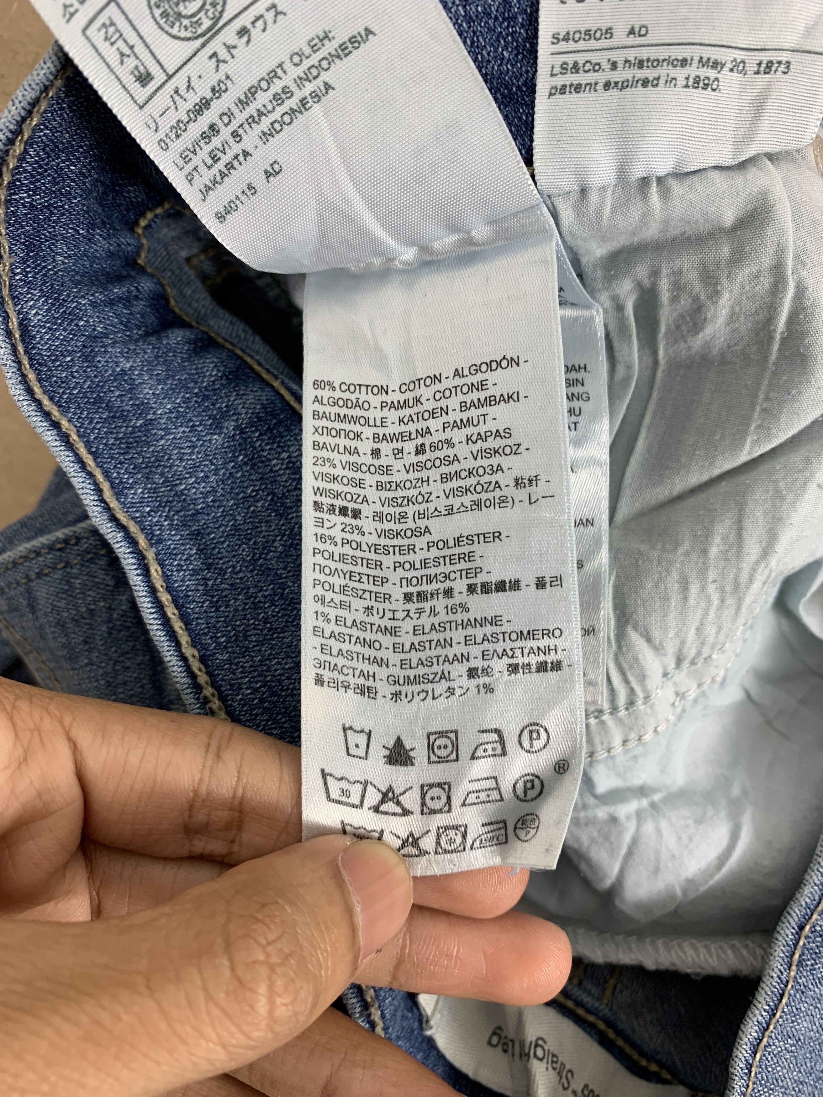 Levi's Vintage LEVI'S 505 Straight Cut Mid Wash Jeans P0205 Size 28" / US 6 / IT 42 - 13 Thumbnail