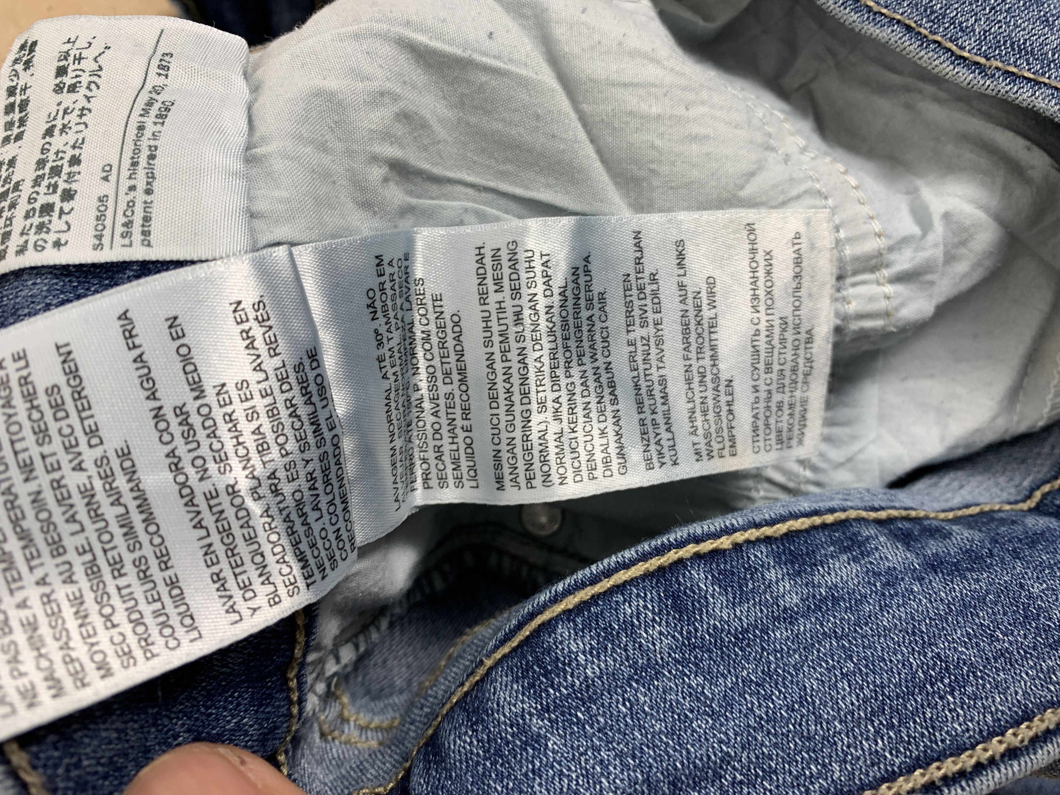 Levi's Vintage LEVI'S 505 Straight Cut Mid Wash Jeans P0205 Size 28" / US 6 / IT 42 - 16 Thumbnail